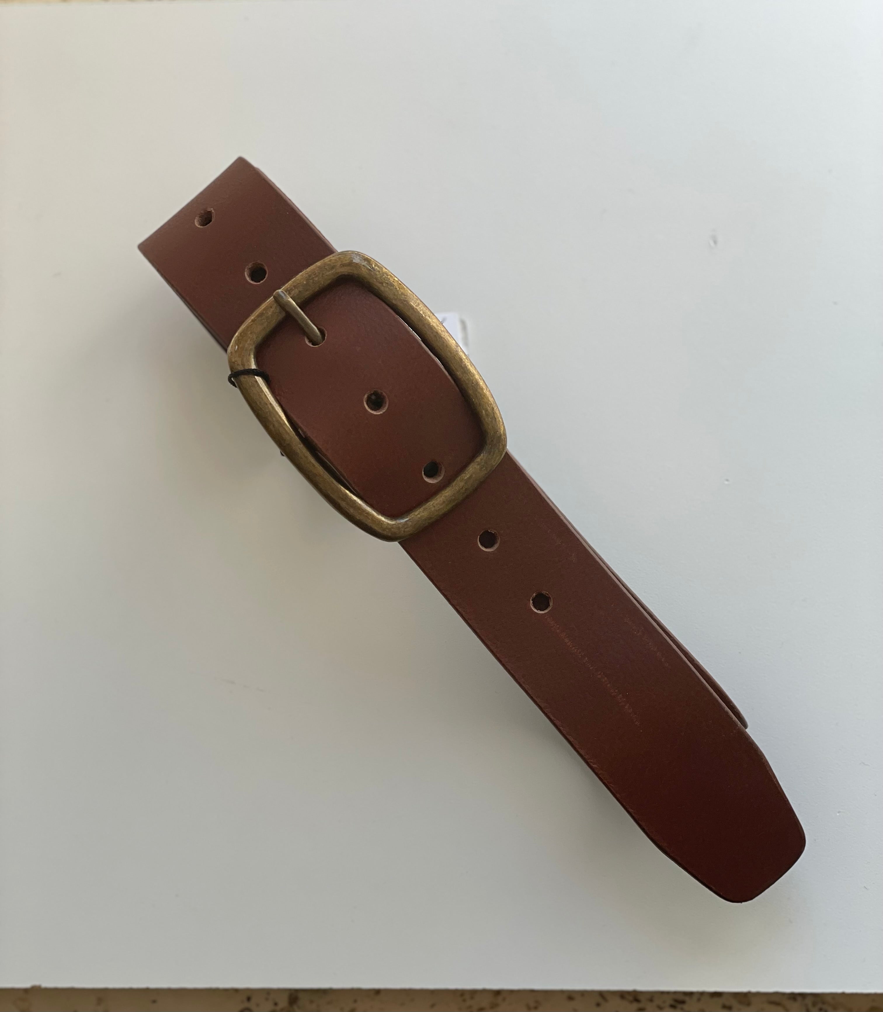 Goldie Brass Buckle Belt - Out of the Blue