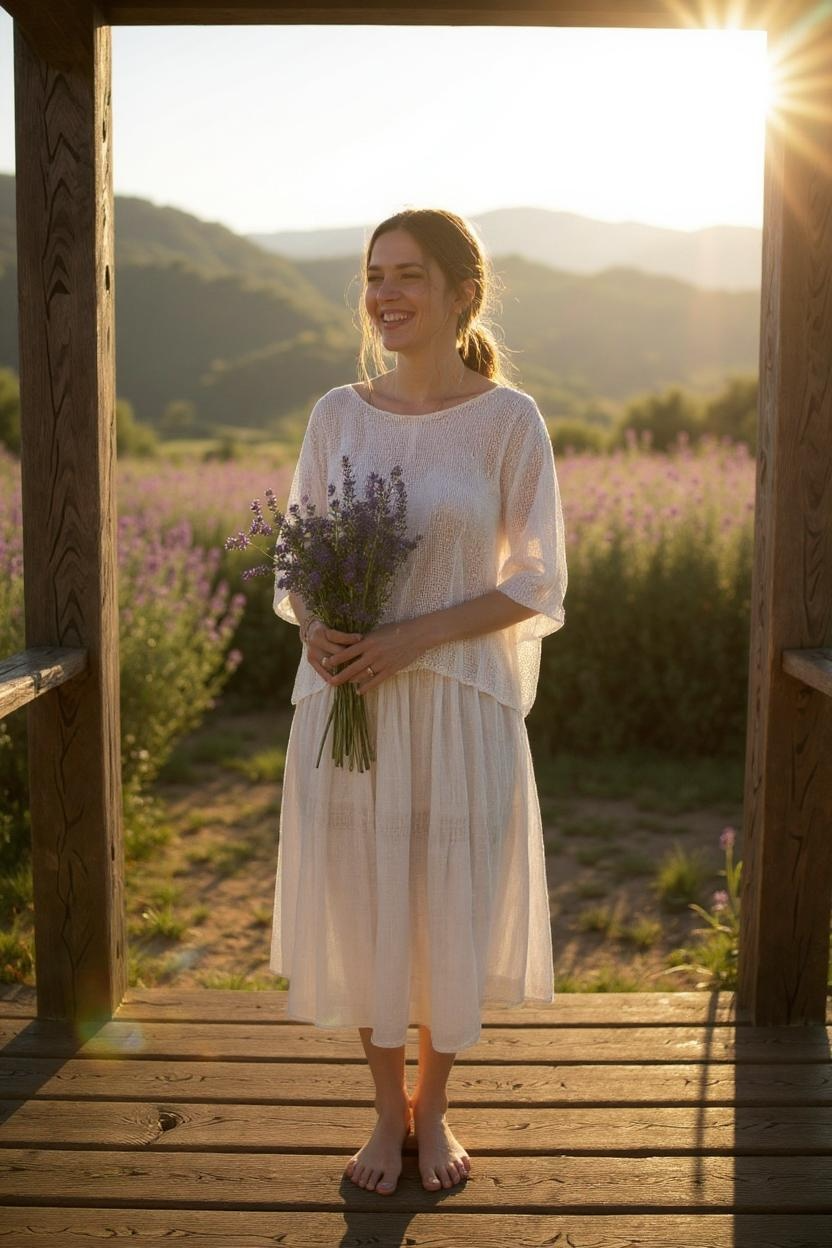 Gracie Cotton Dress - Out of the Blue