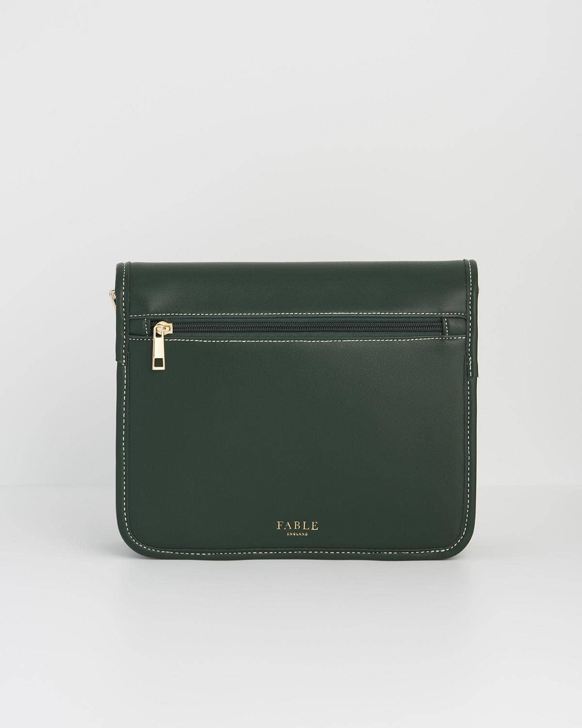 Into the Woods Green Satchel - Out of the Blue