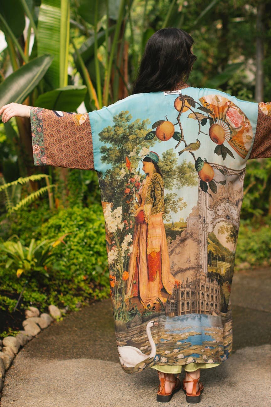 Secret Garden Long Duster - Out of the Blue