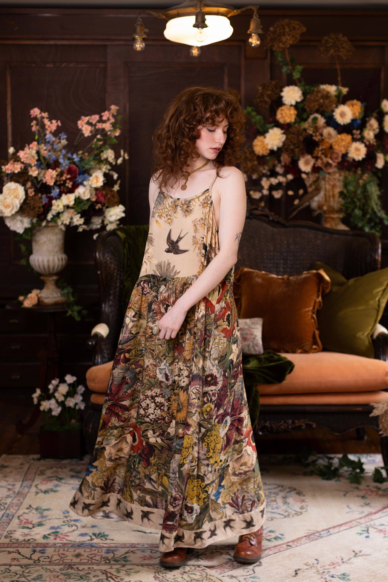 Golden Hour Maxi Slip Dress