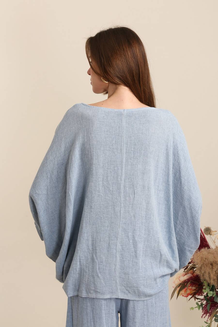 Linen blouse REF. 4652 - Out of the Blue