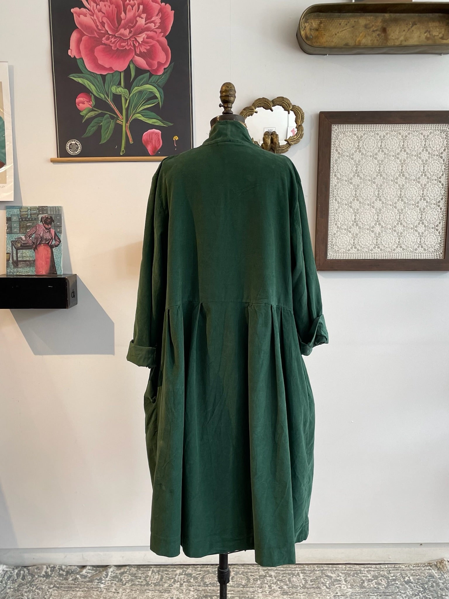 Corduroy Day Coat - Out of the Blue