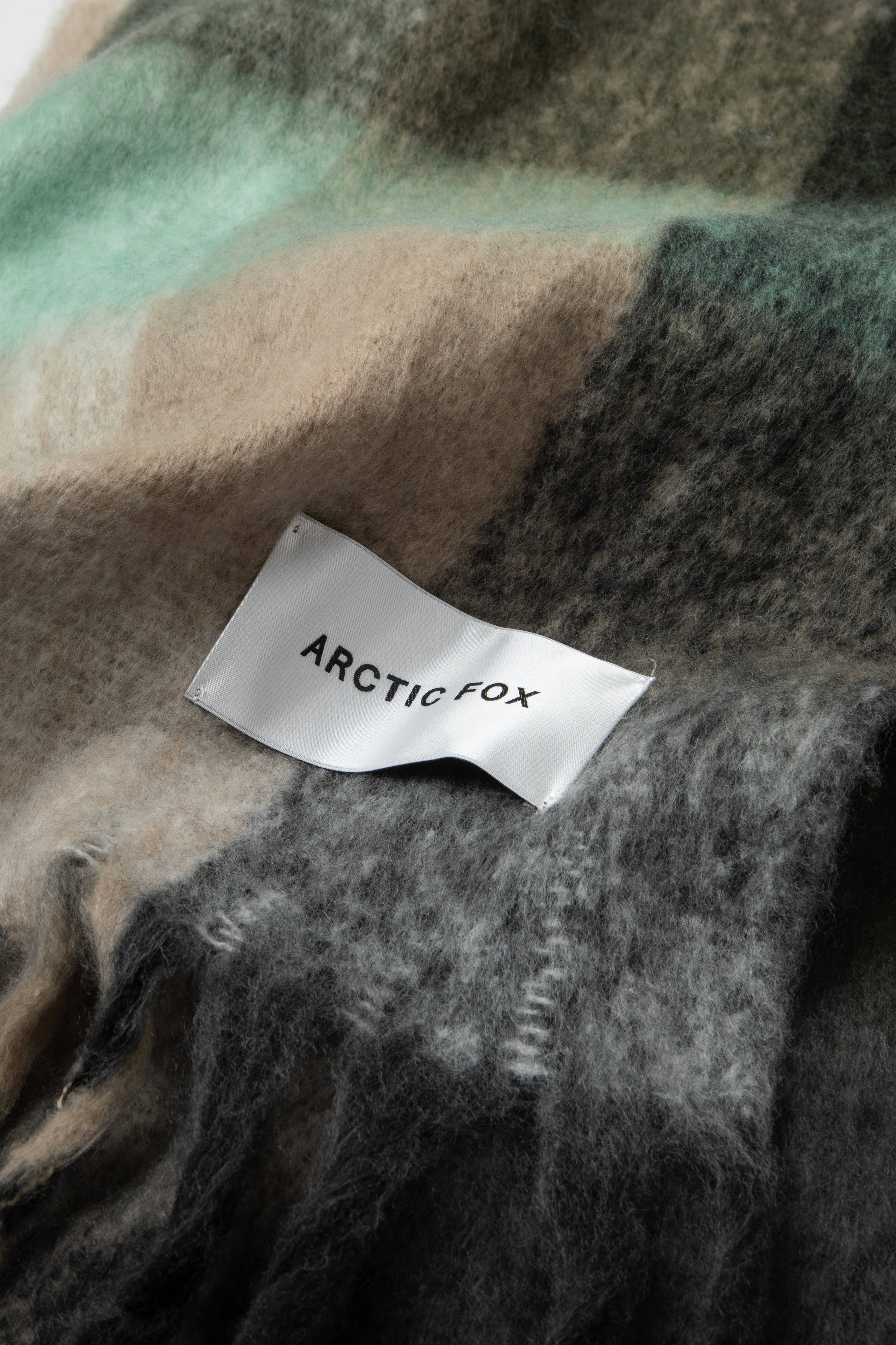 The Reykjavik Scarf - Black Check - AW23 - Out of the Blue