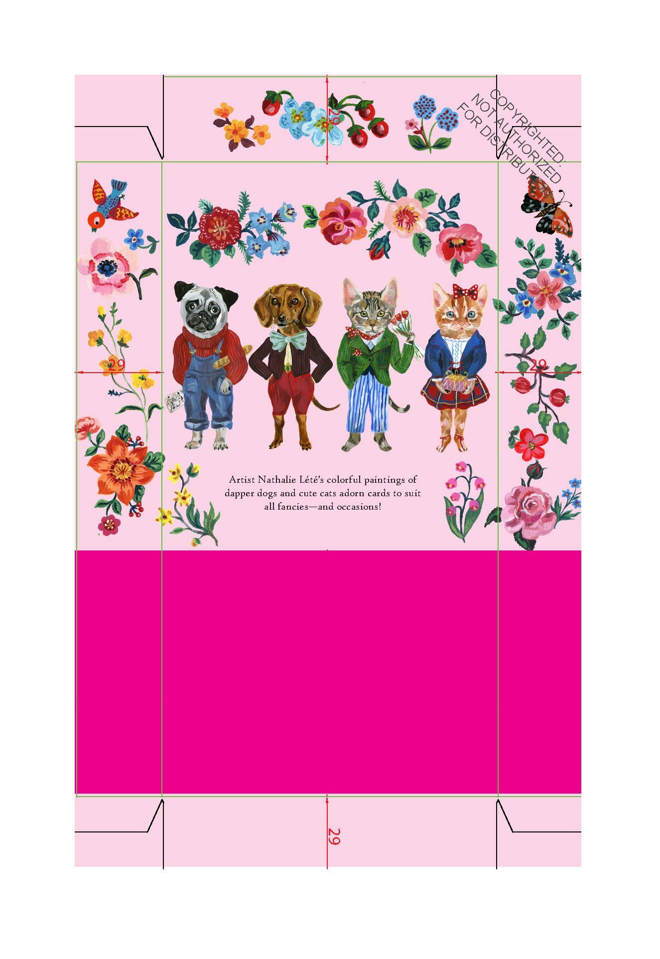 Fancy Fauna: 12 Notecards & Envelopes