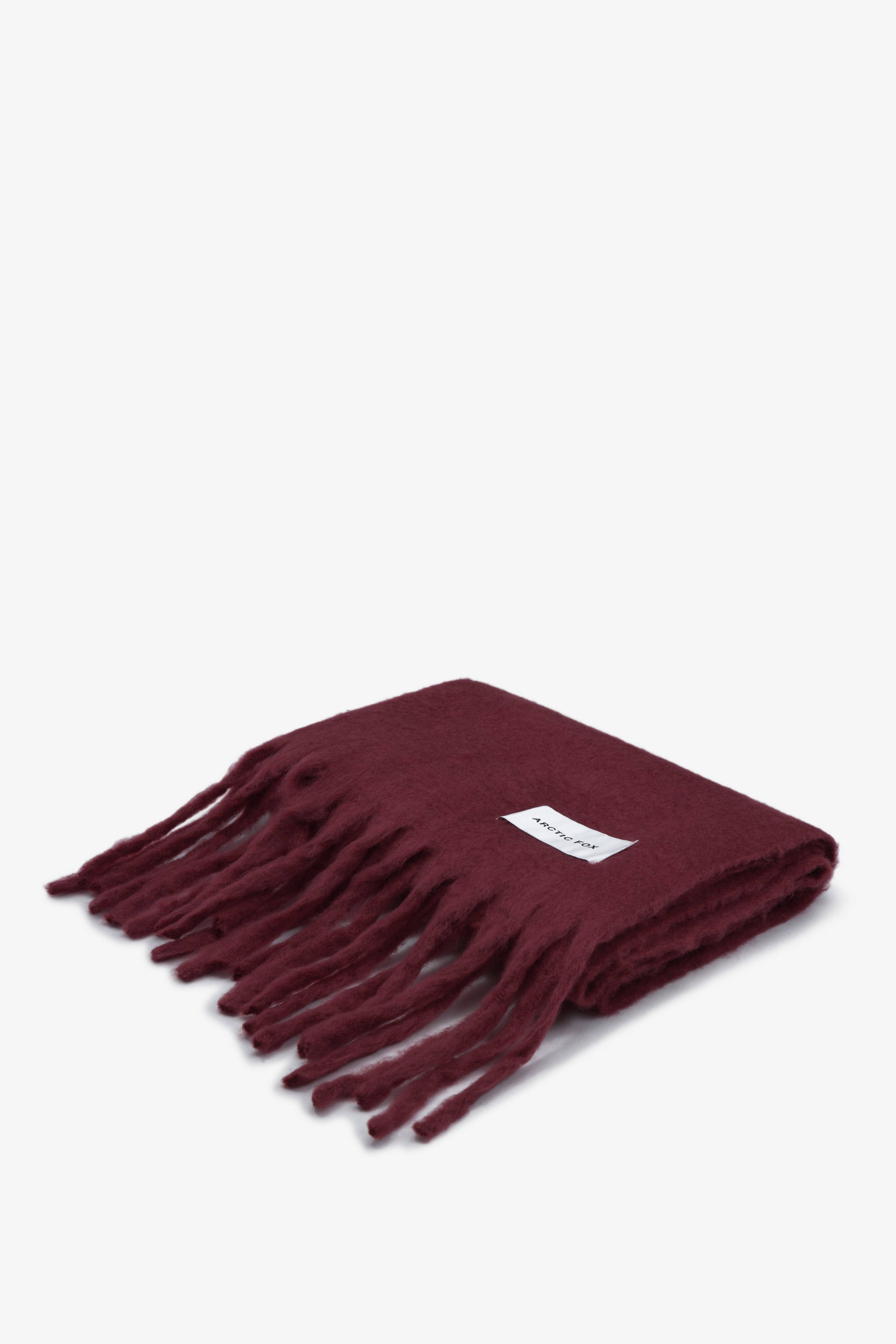 The Reykjavik Scarf - 100% Recycled - Burgundy - FW25 - Out of the Blue