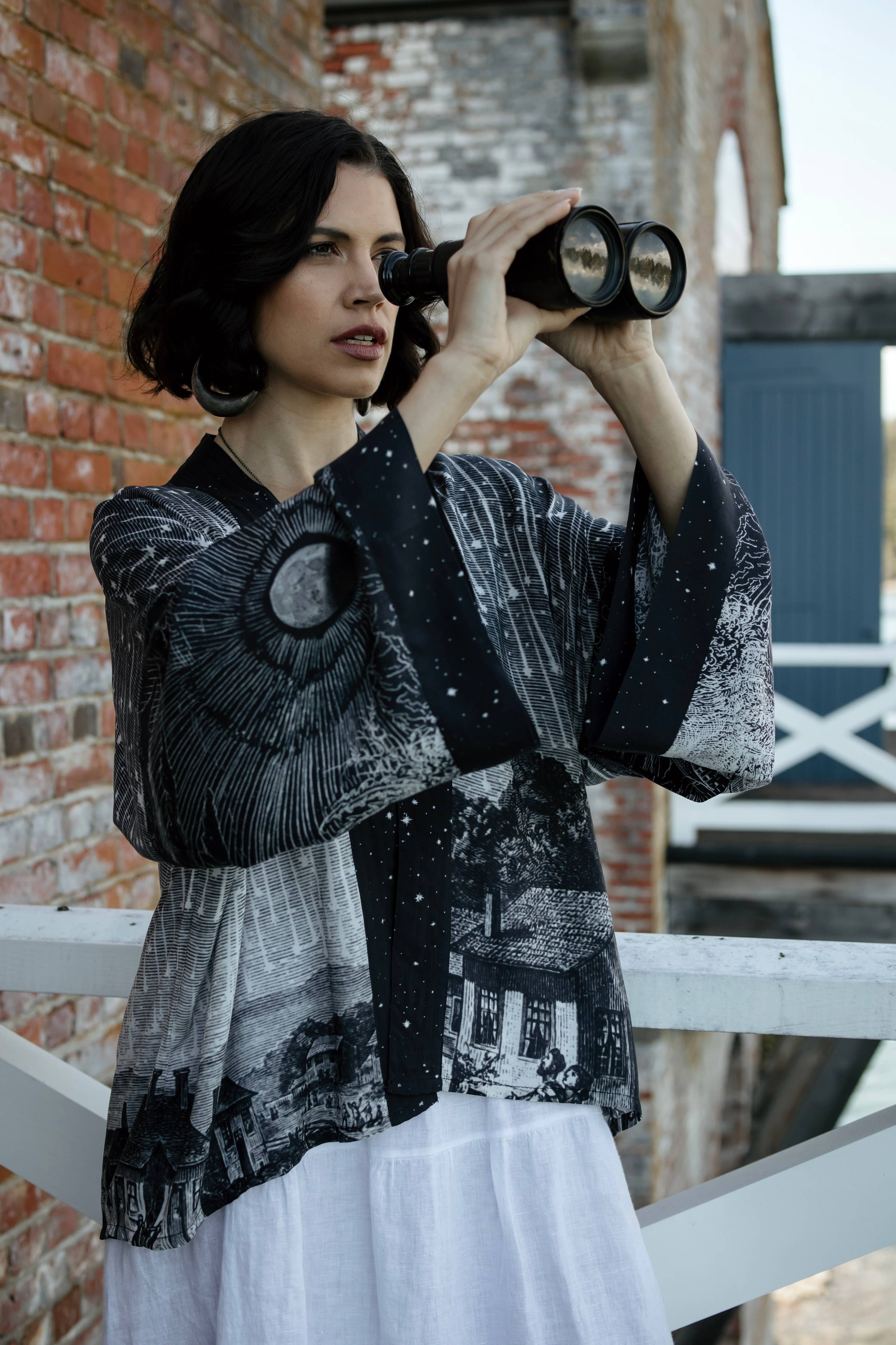 Stargazer Cropped Jacket - Out of the Blue