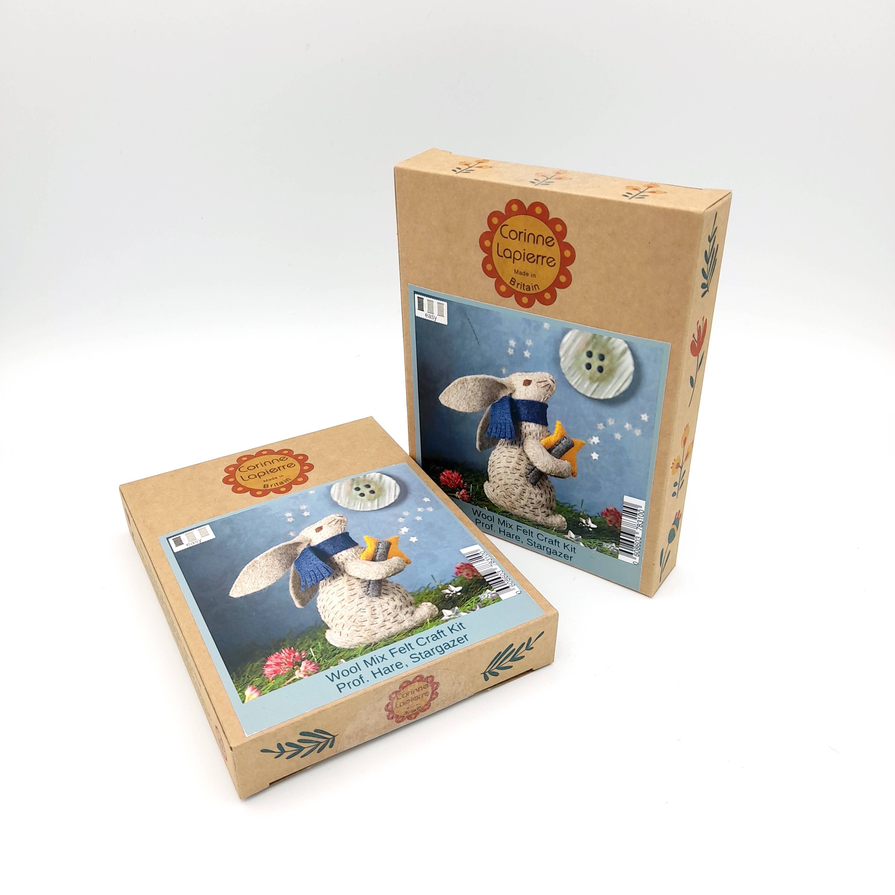 Prof Hare Stargazer Felt Craft Mini Kit: English - Out of the Blue