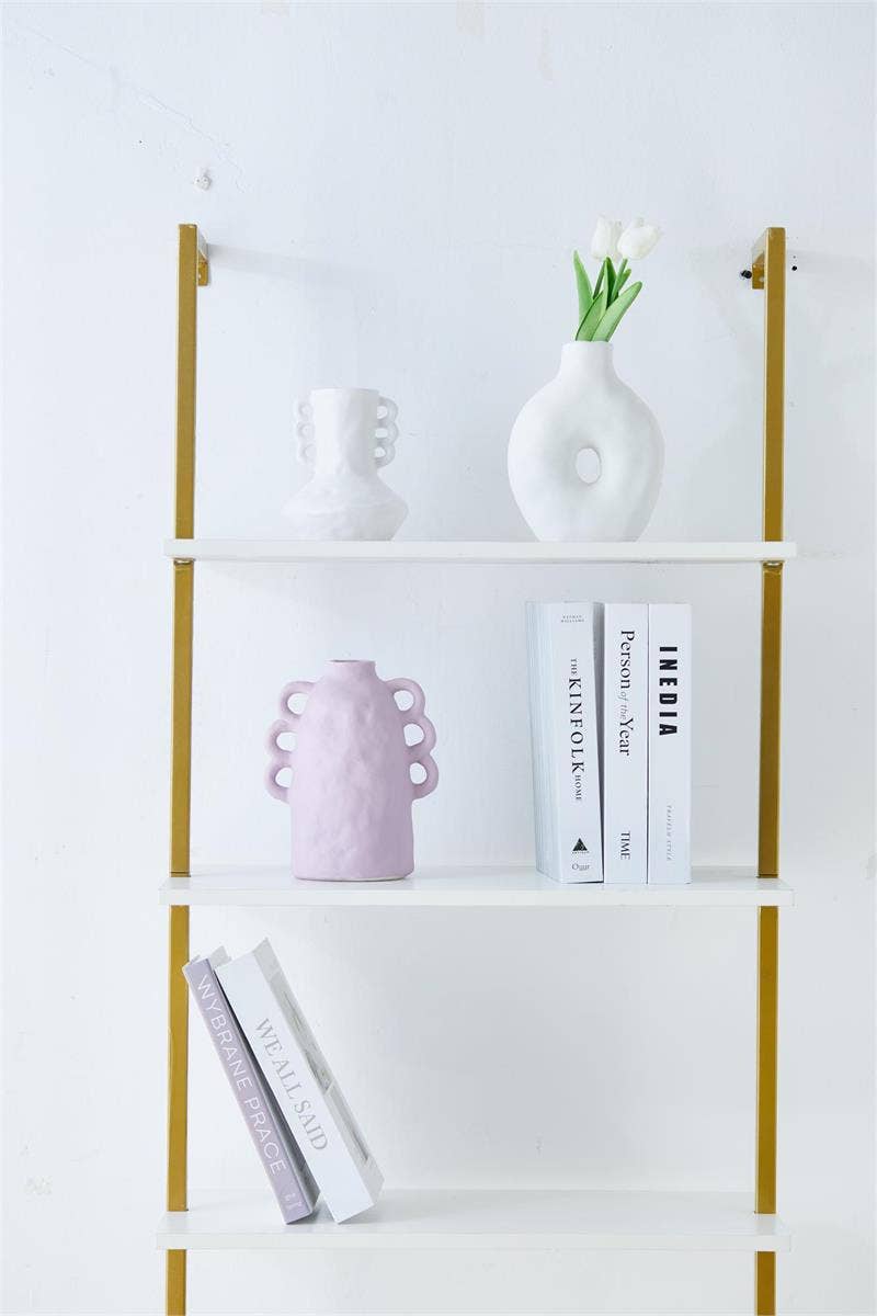 Truu Design Ceramic Vase with Loops, Matte Lavender - Out of the Blue