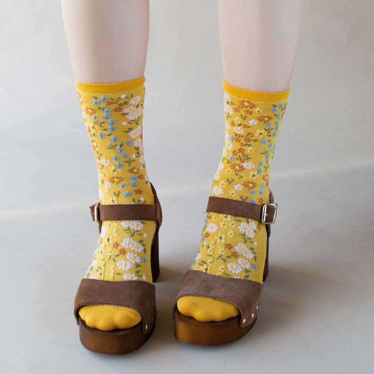 Romantic Floral Socks - Out of the Blue