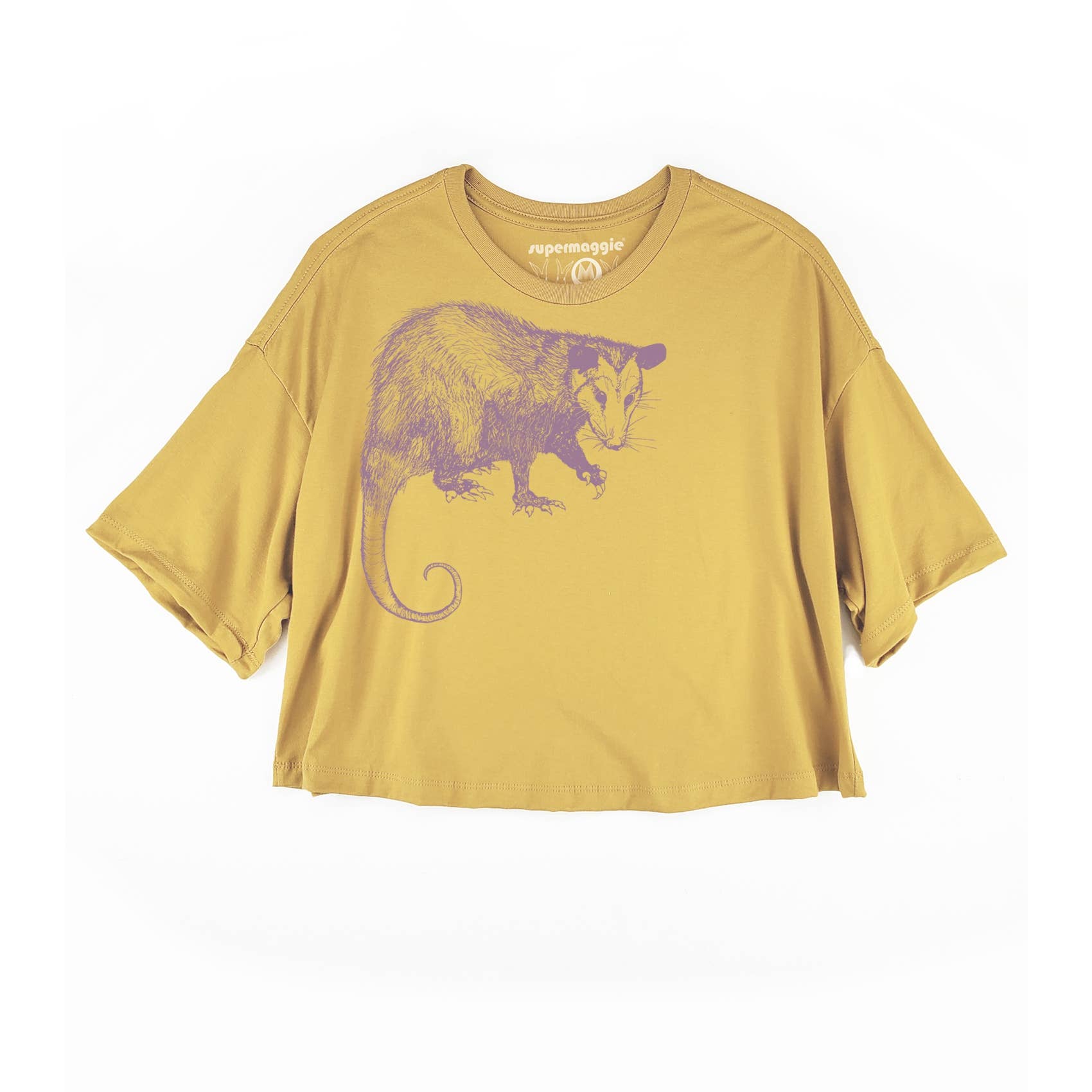 Opossum Clover Crop Tee - Out of the Blue