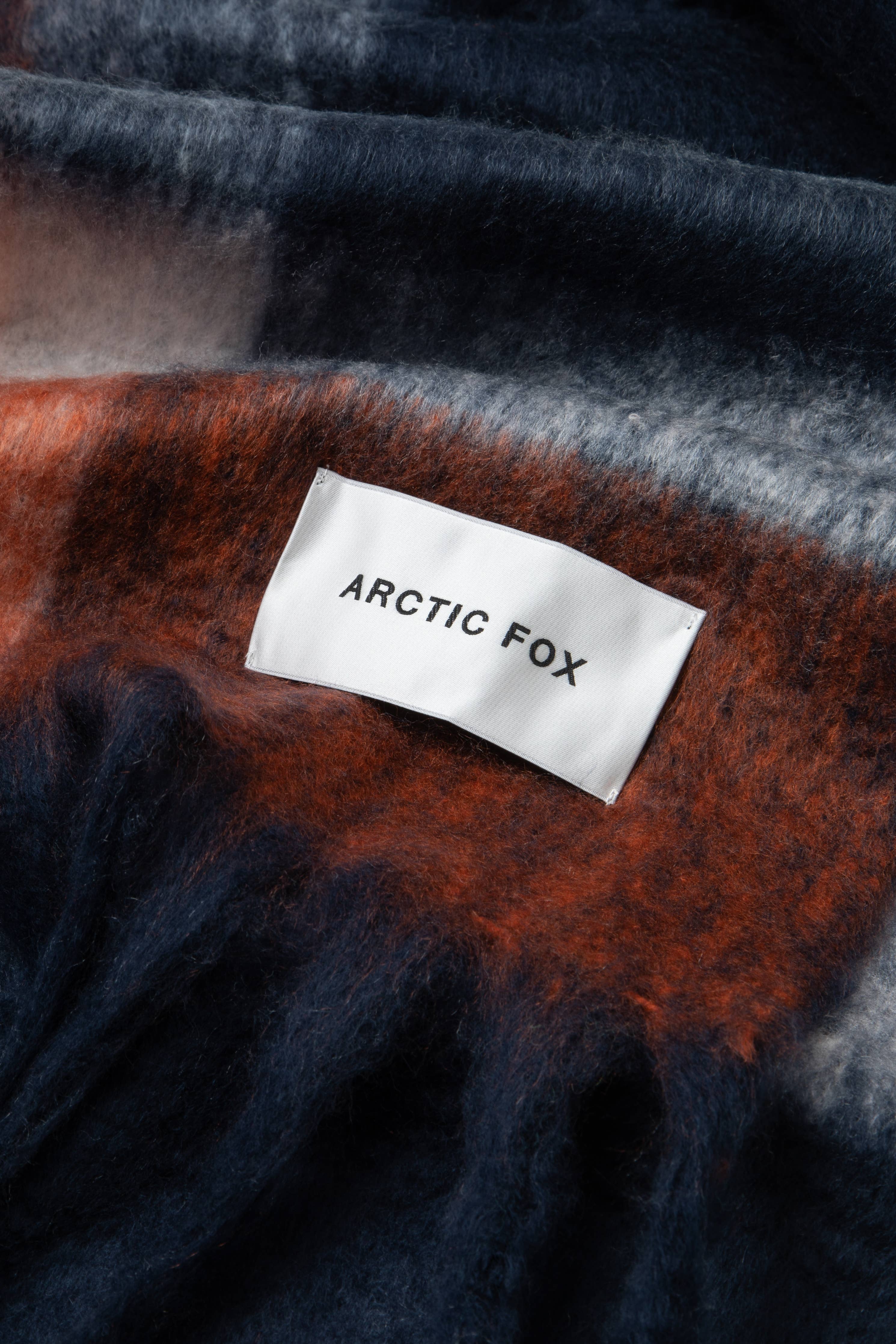 The Stockholm Scarf - 100% Recycled - Winter Lagoon - AW23 - Out of the Blue