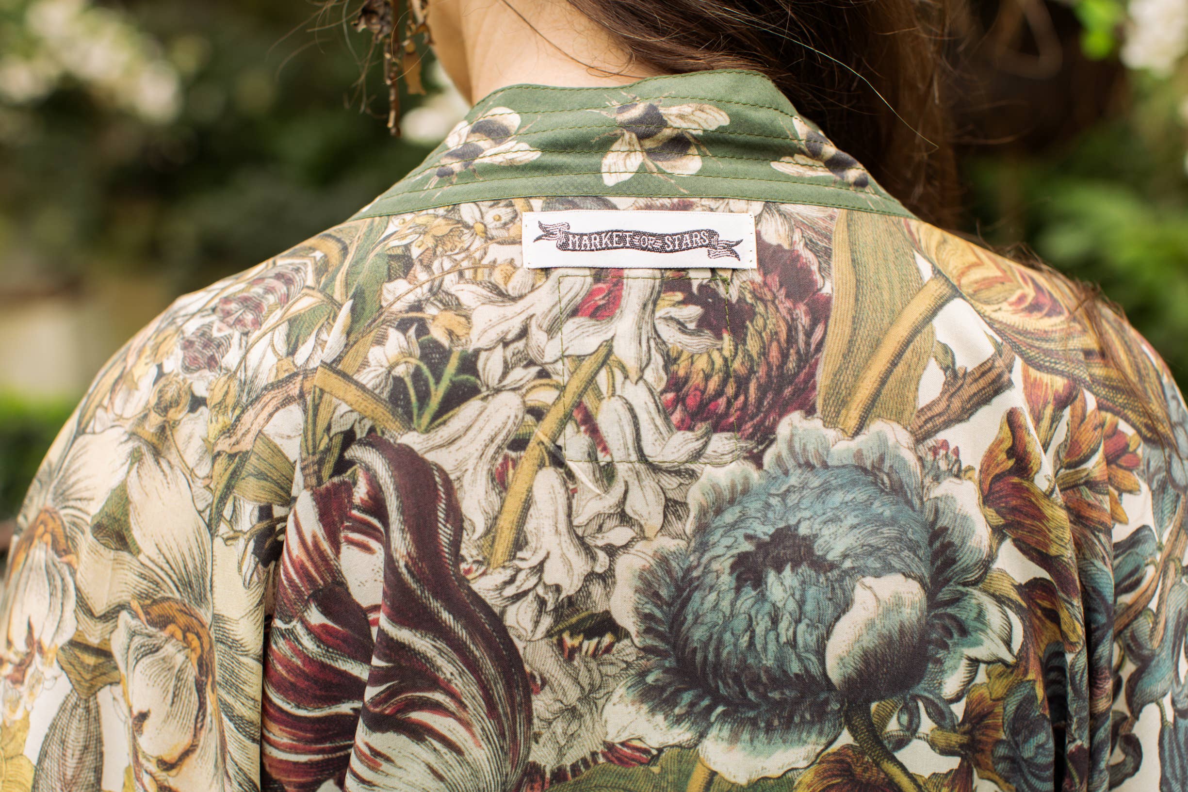 Love Grows Wild Floral Bamboo Cropped Jacket - Out of the Blue