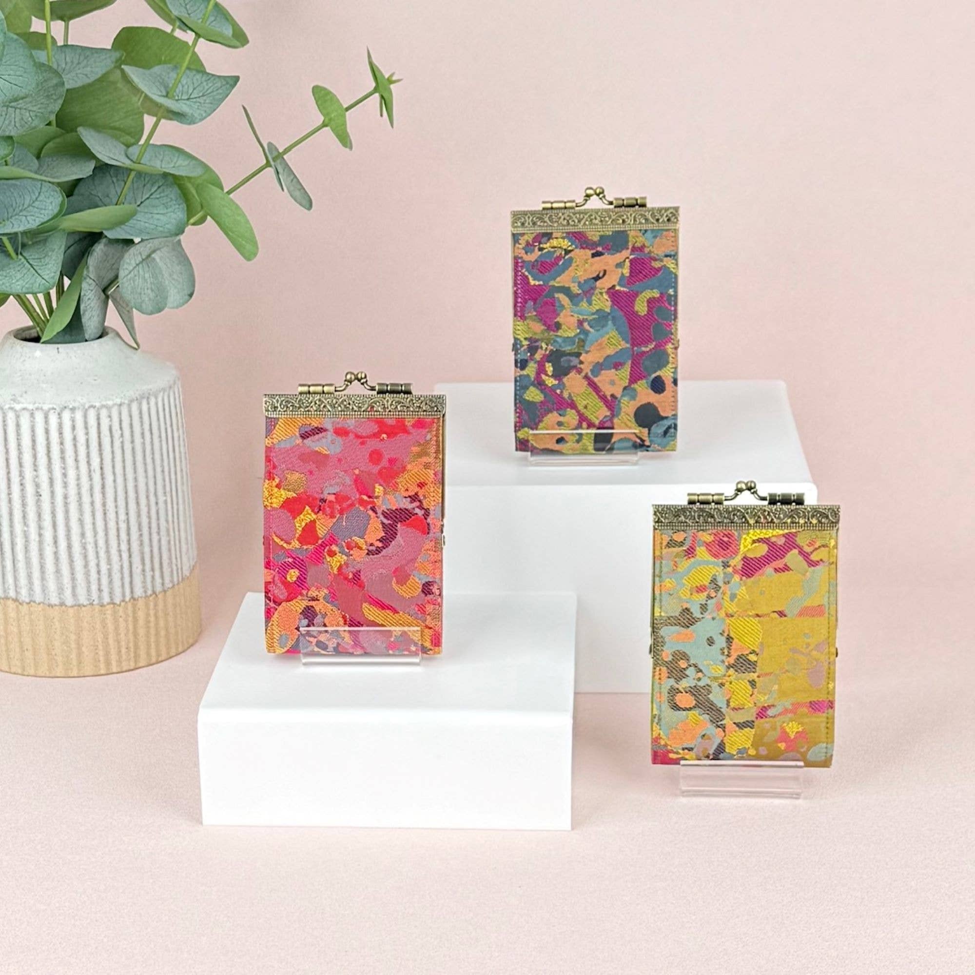 Brocade Abstract Pattern Card Holder with RFID