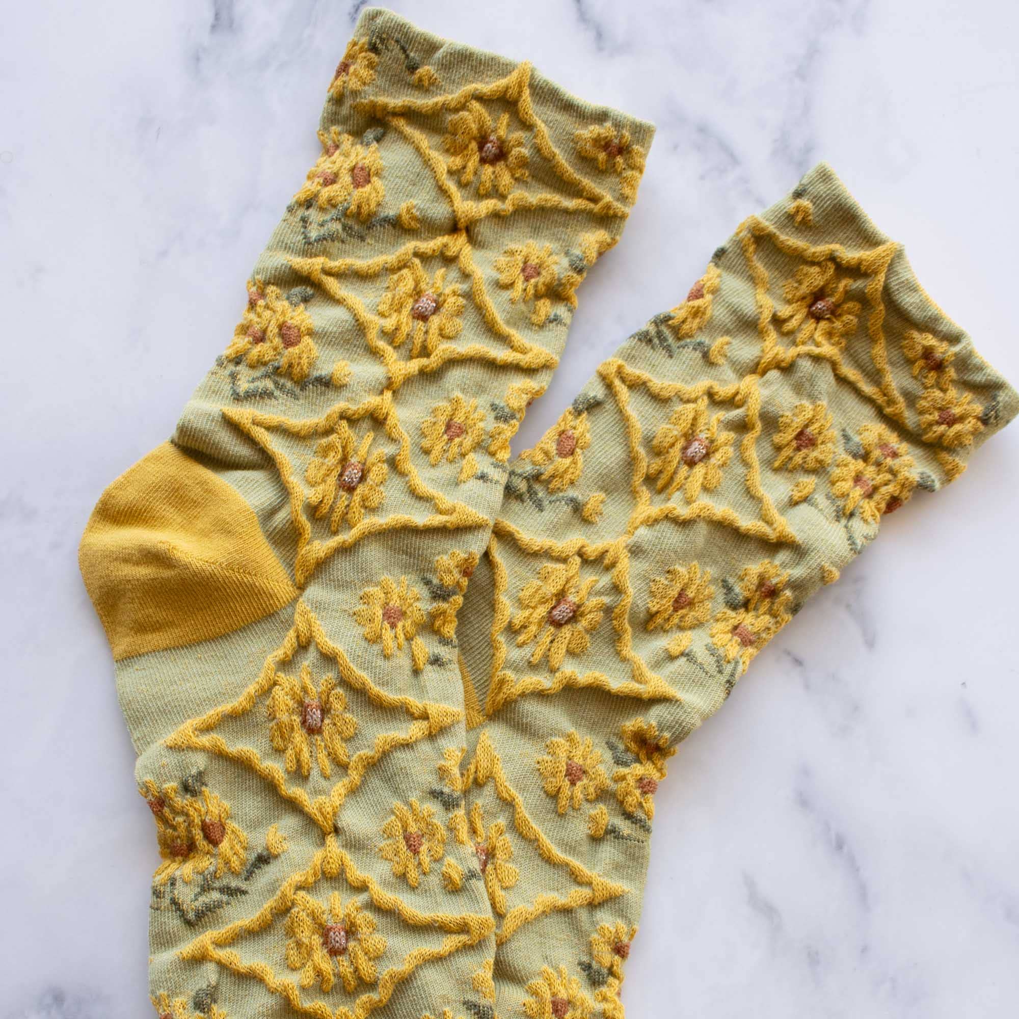 Antique Floral Socks