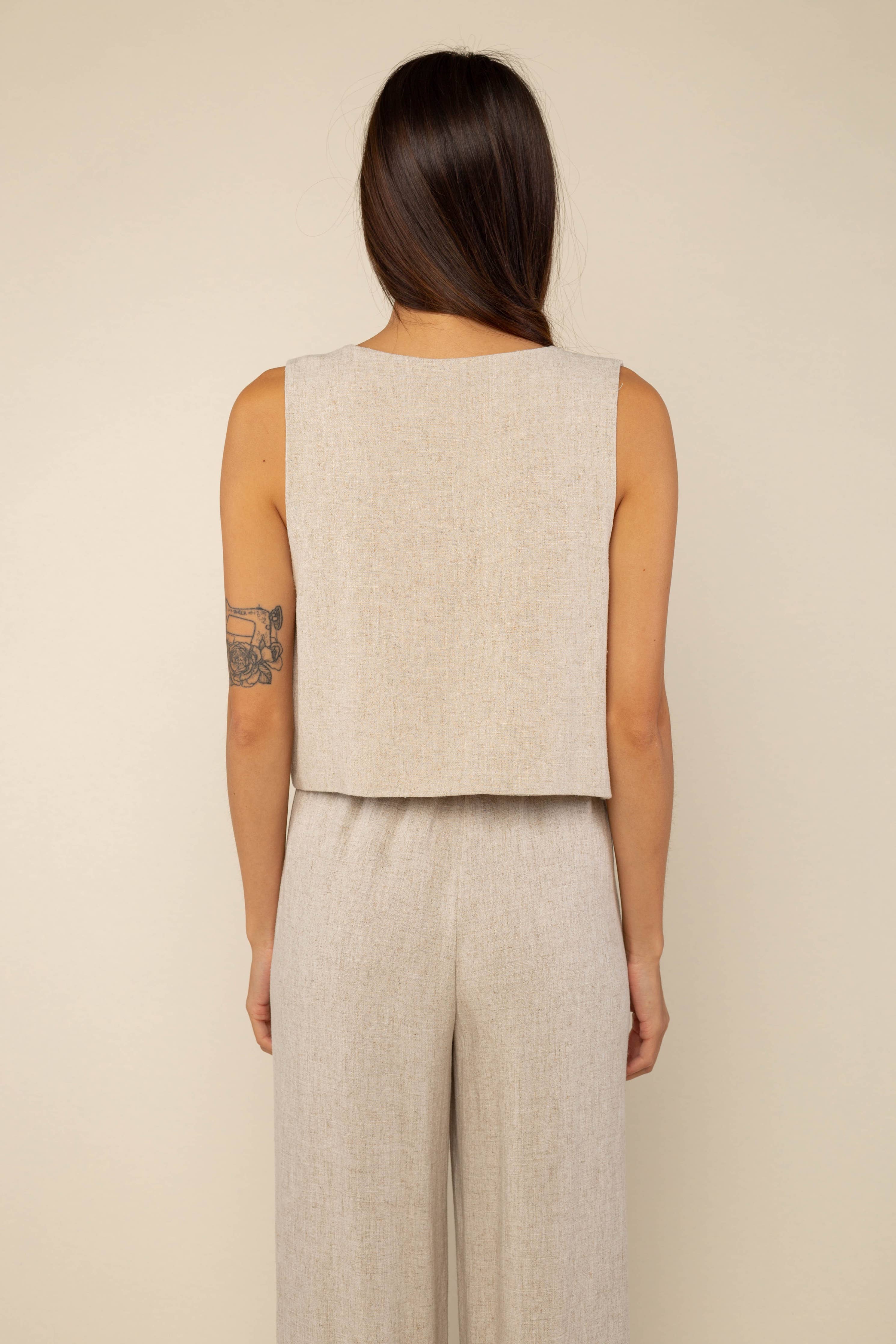 Linen Vest