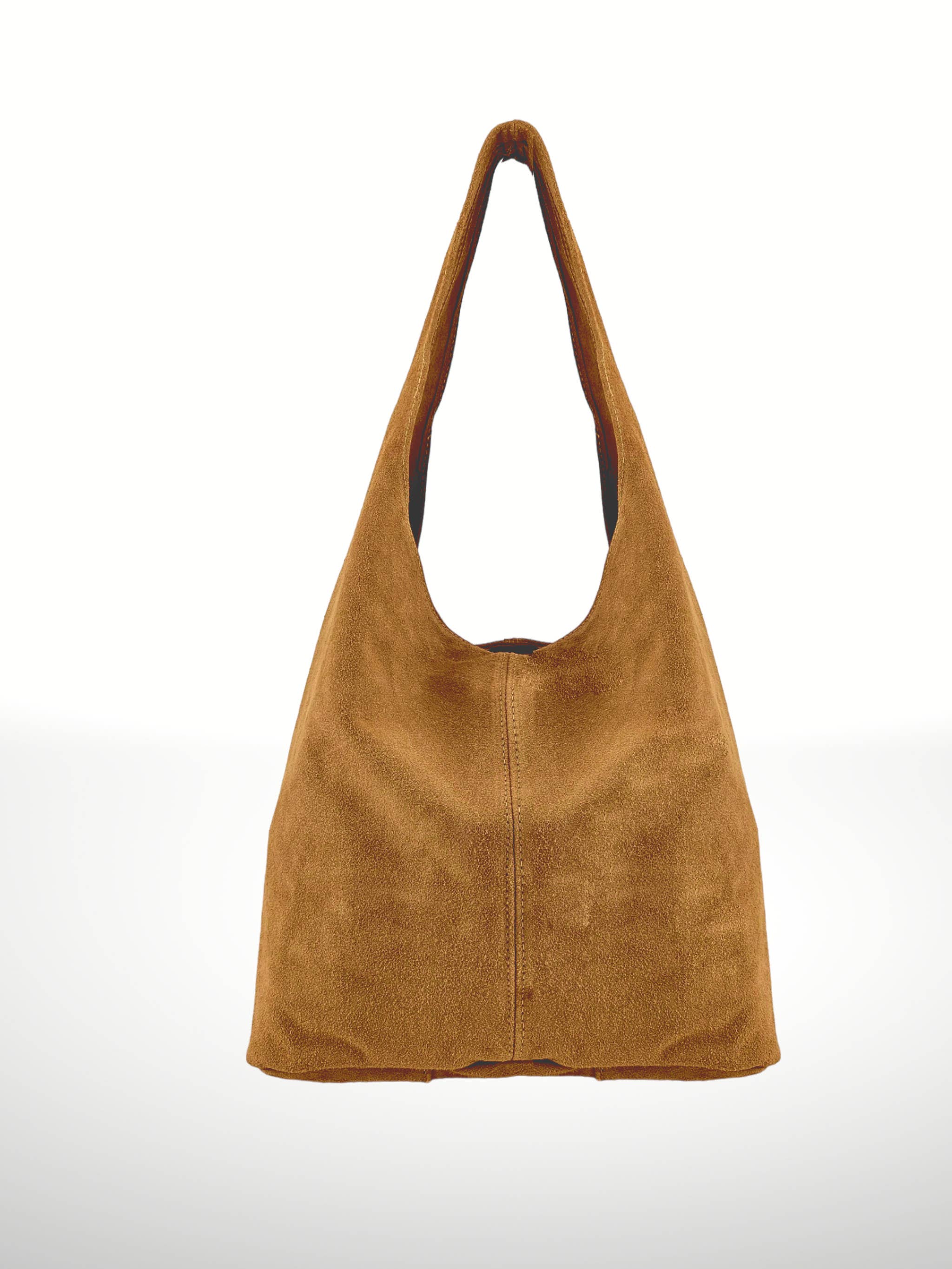 Silvia Suede Leather Bag - Out of the Blue