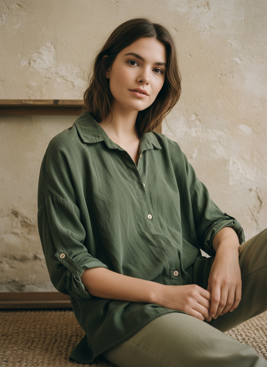 Button Up Cord Shirt