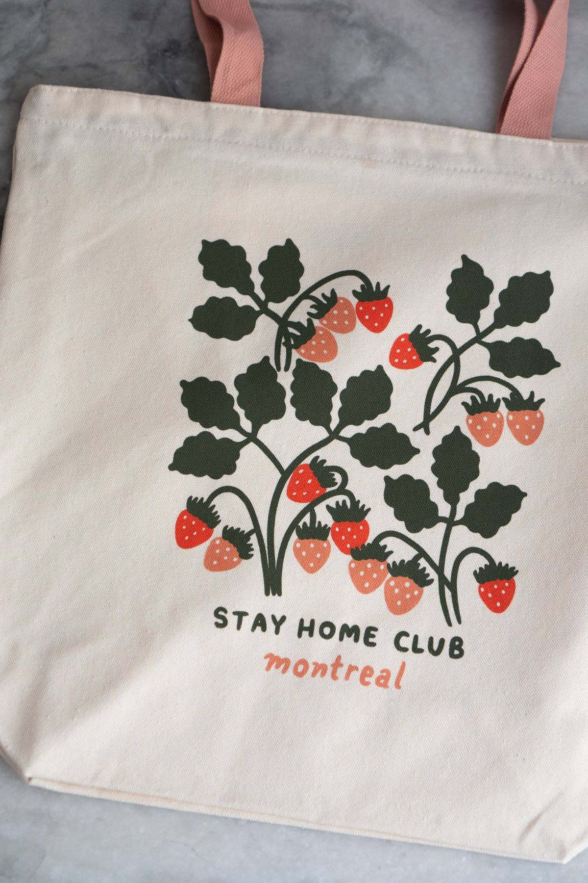 Fruits Big Zip Tote - Out of the Blue