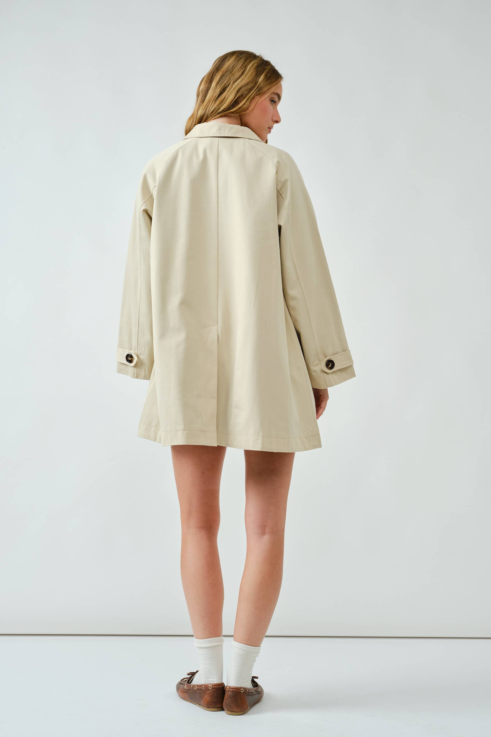 A LINE TRENCH COAT - Out of the Blue