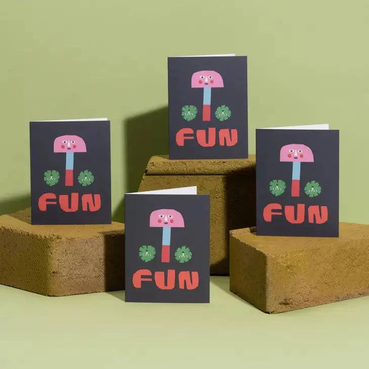 Mushroom Fun Card - Out of the Blue