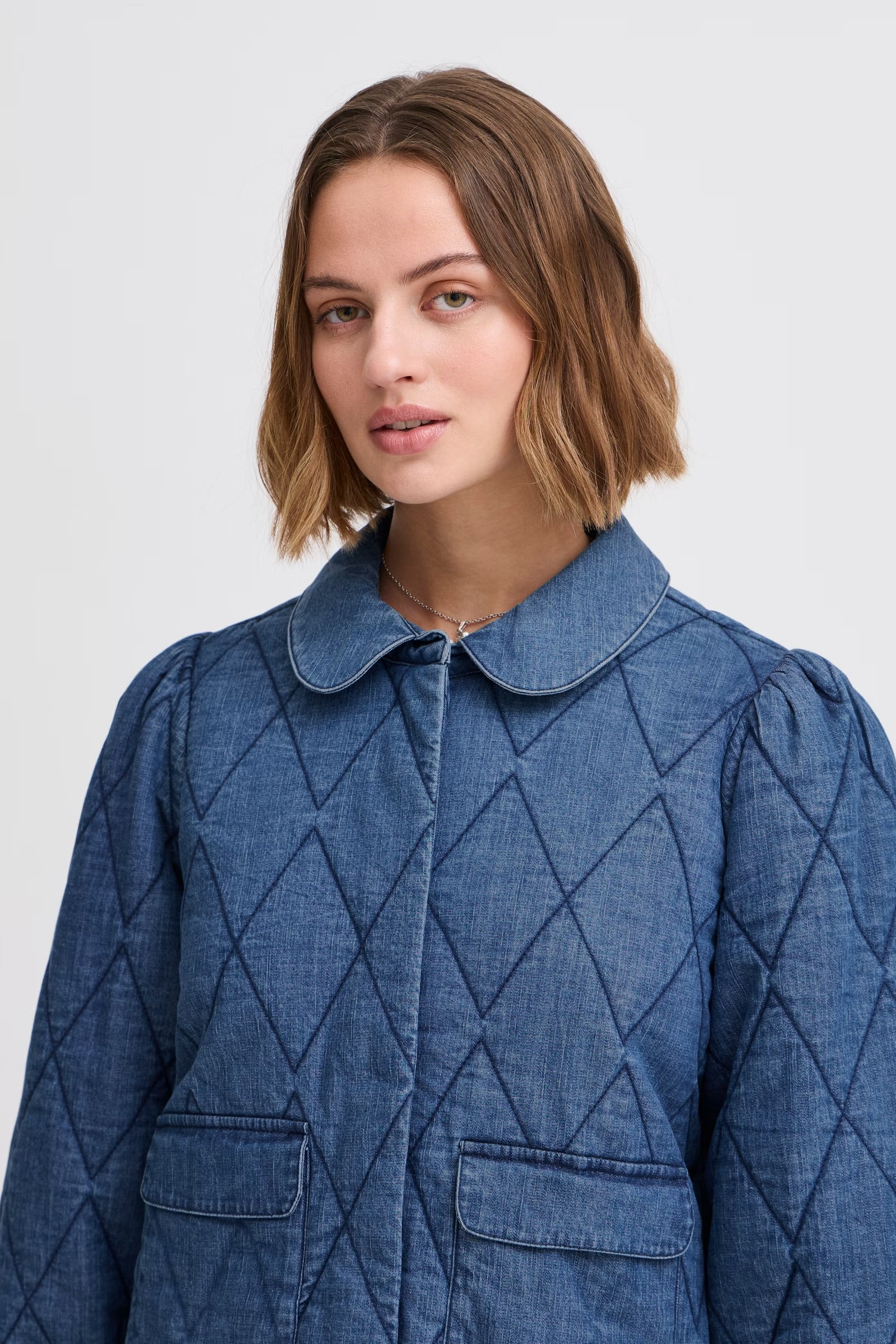 Denim Quilted Jacket