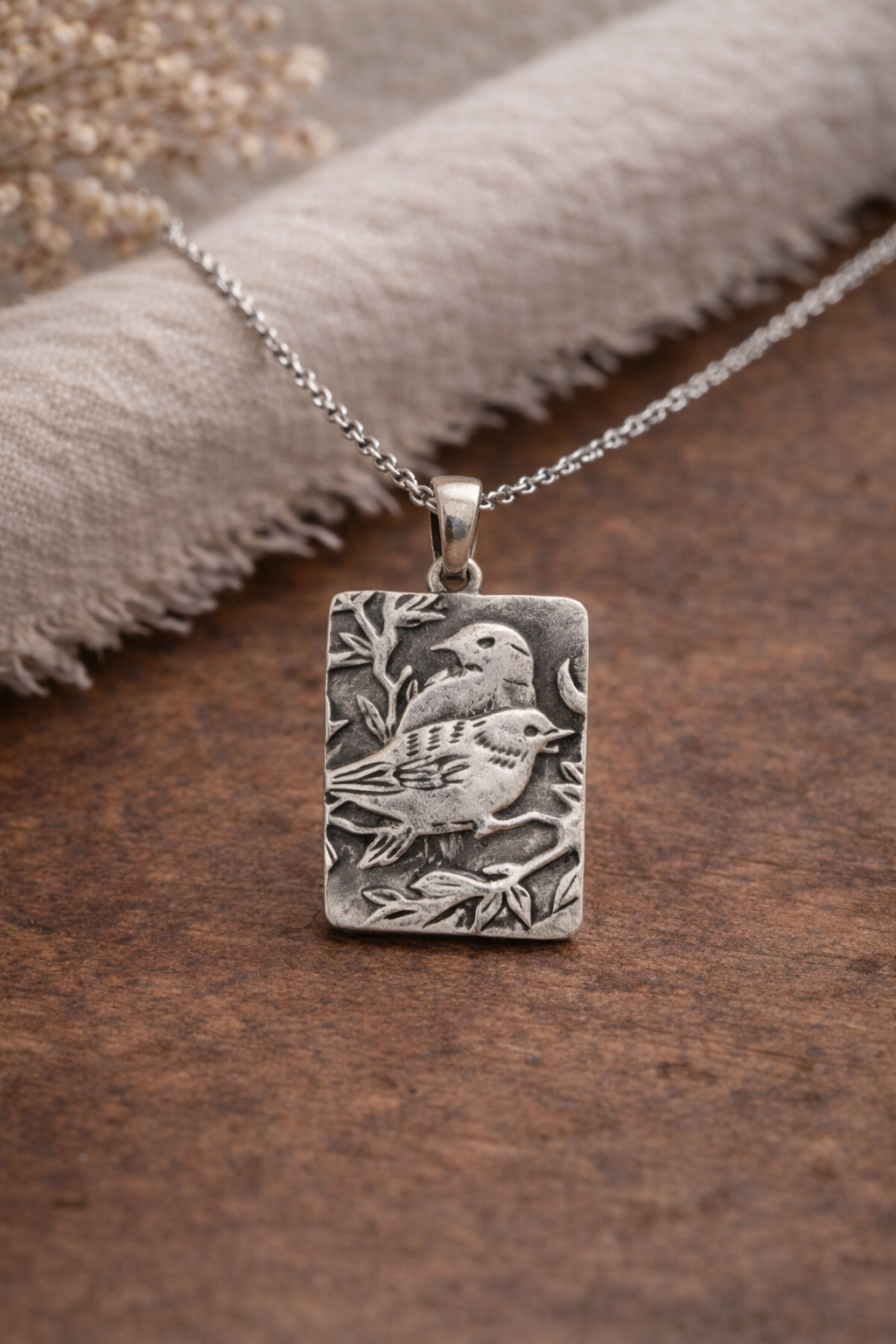 Nestling Bird Pendant