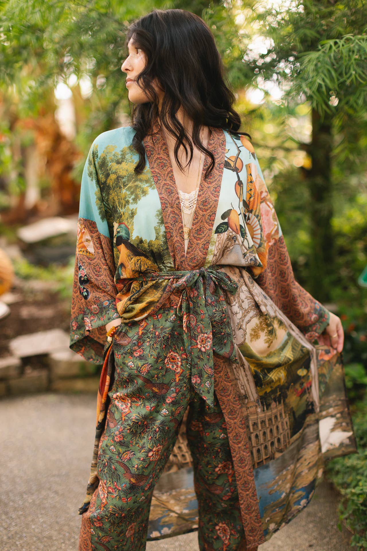 Secret Garden Long Duster - Out of the Blue