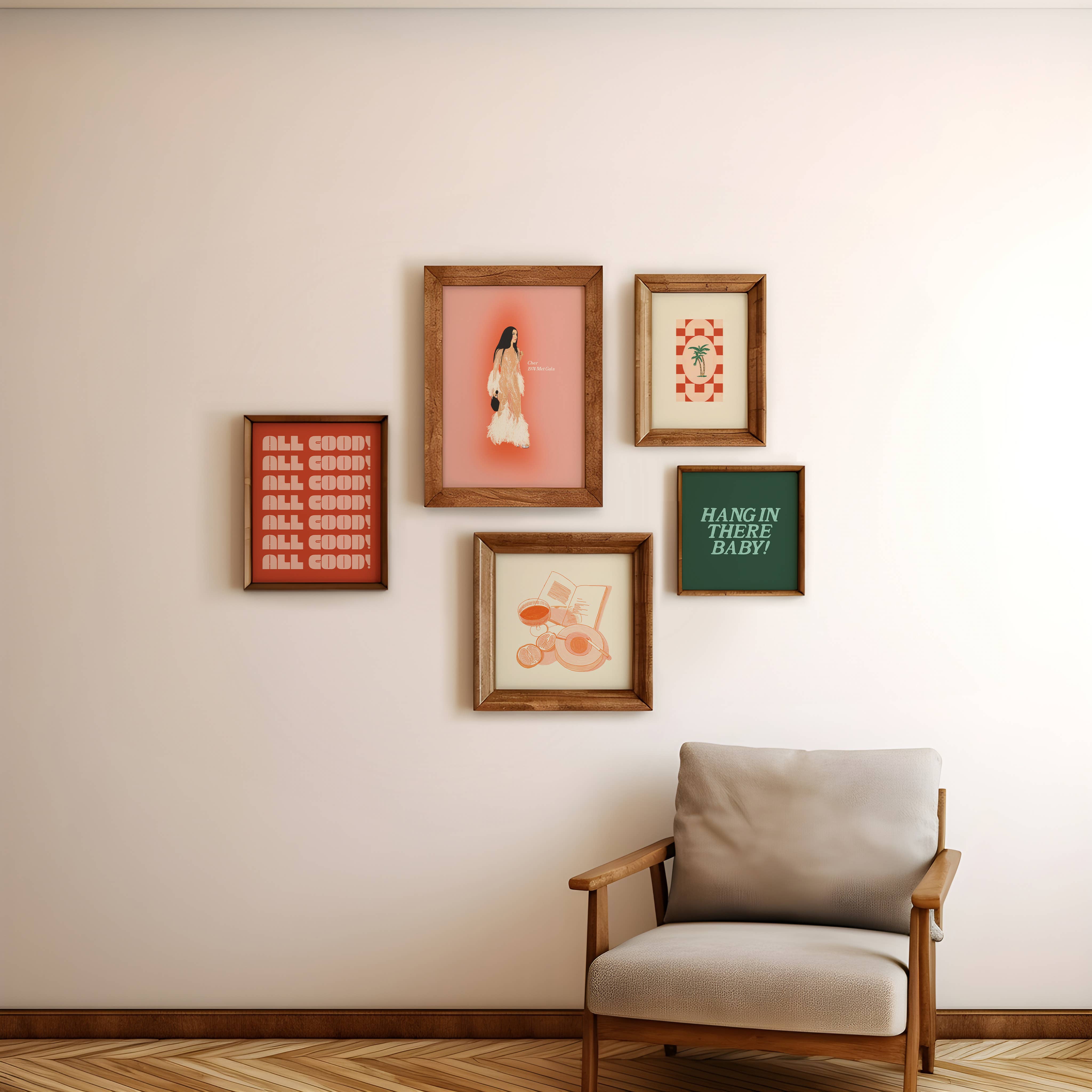Cocktail and Cigarette Art Print