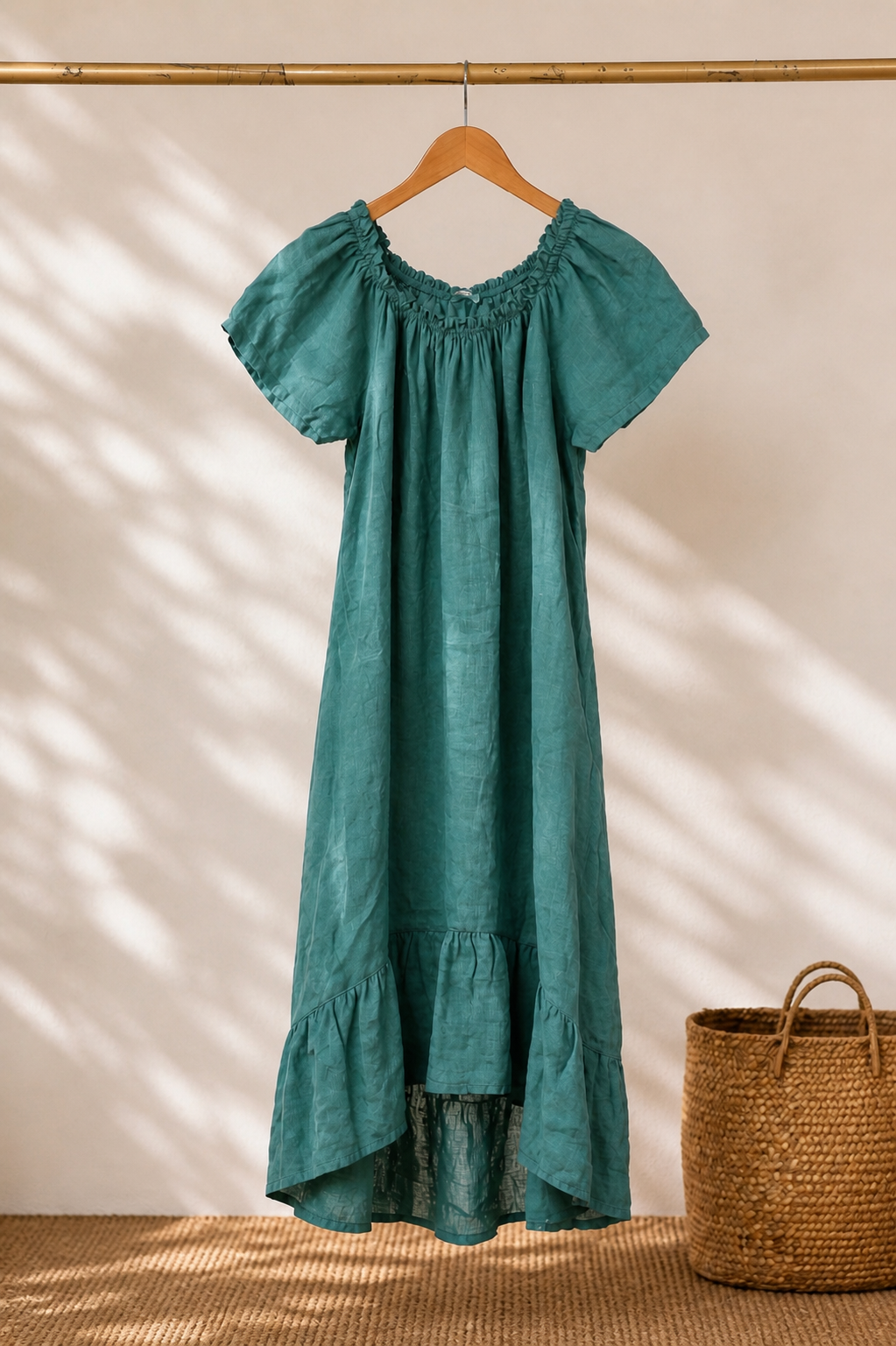 Maya Linen Dress - Out of the Blue