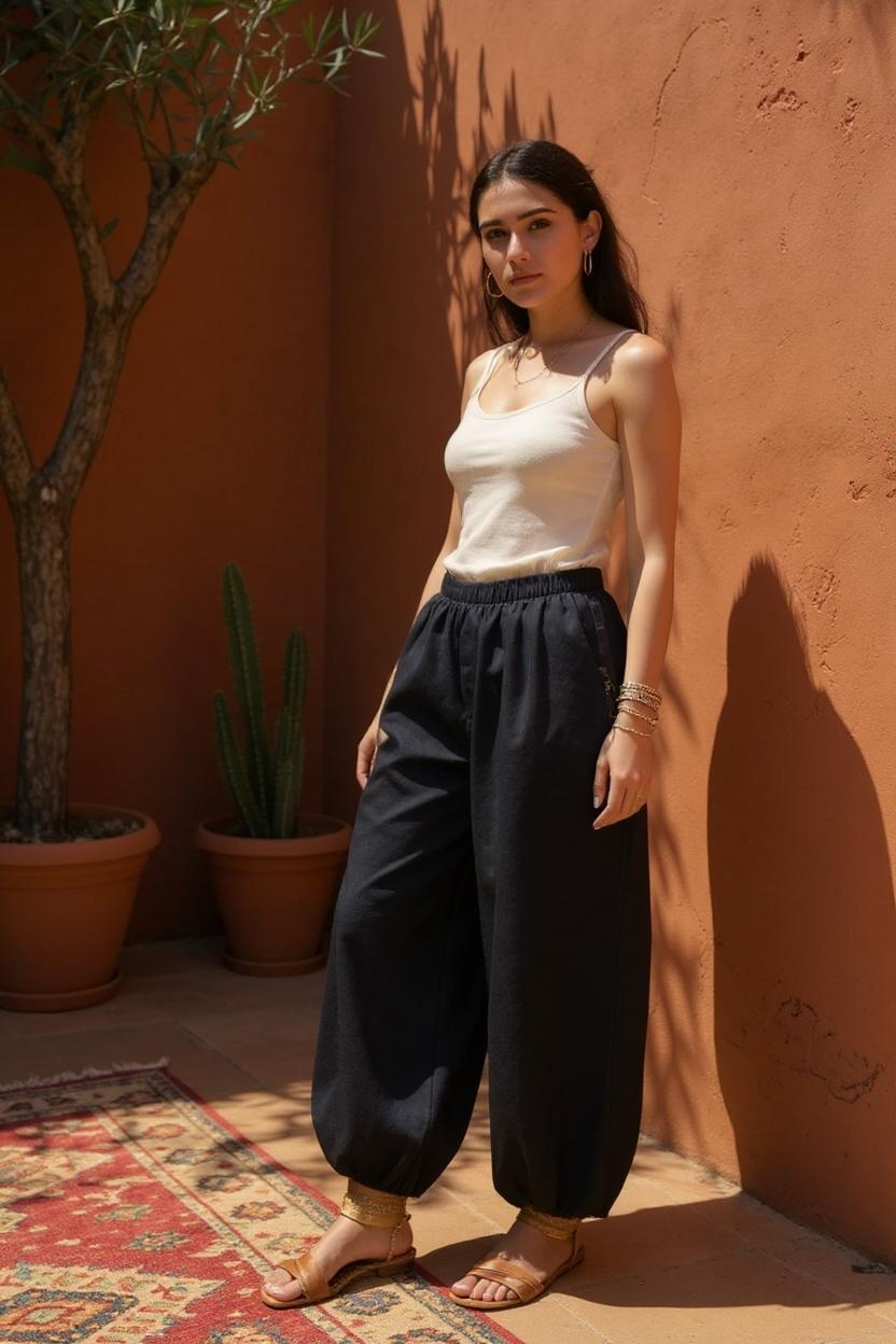 Gabby Linen Pants - Out of the Blue