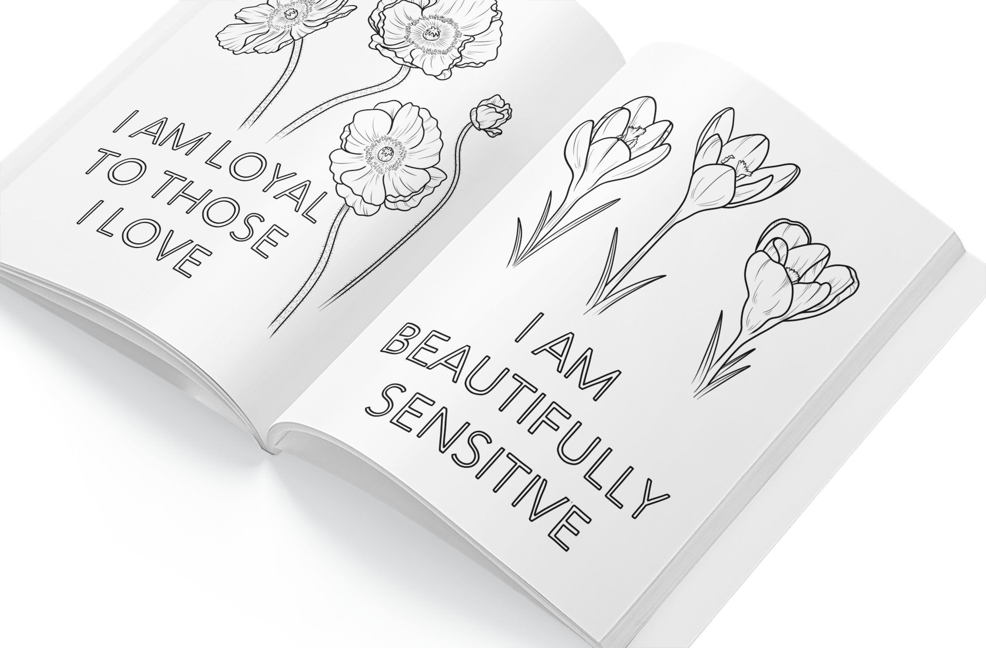 Tending Your Flowers: A Coloring Book for Self-Care - Out of the Blue