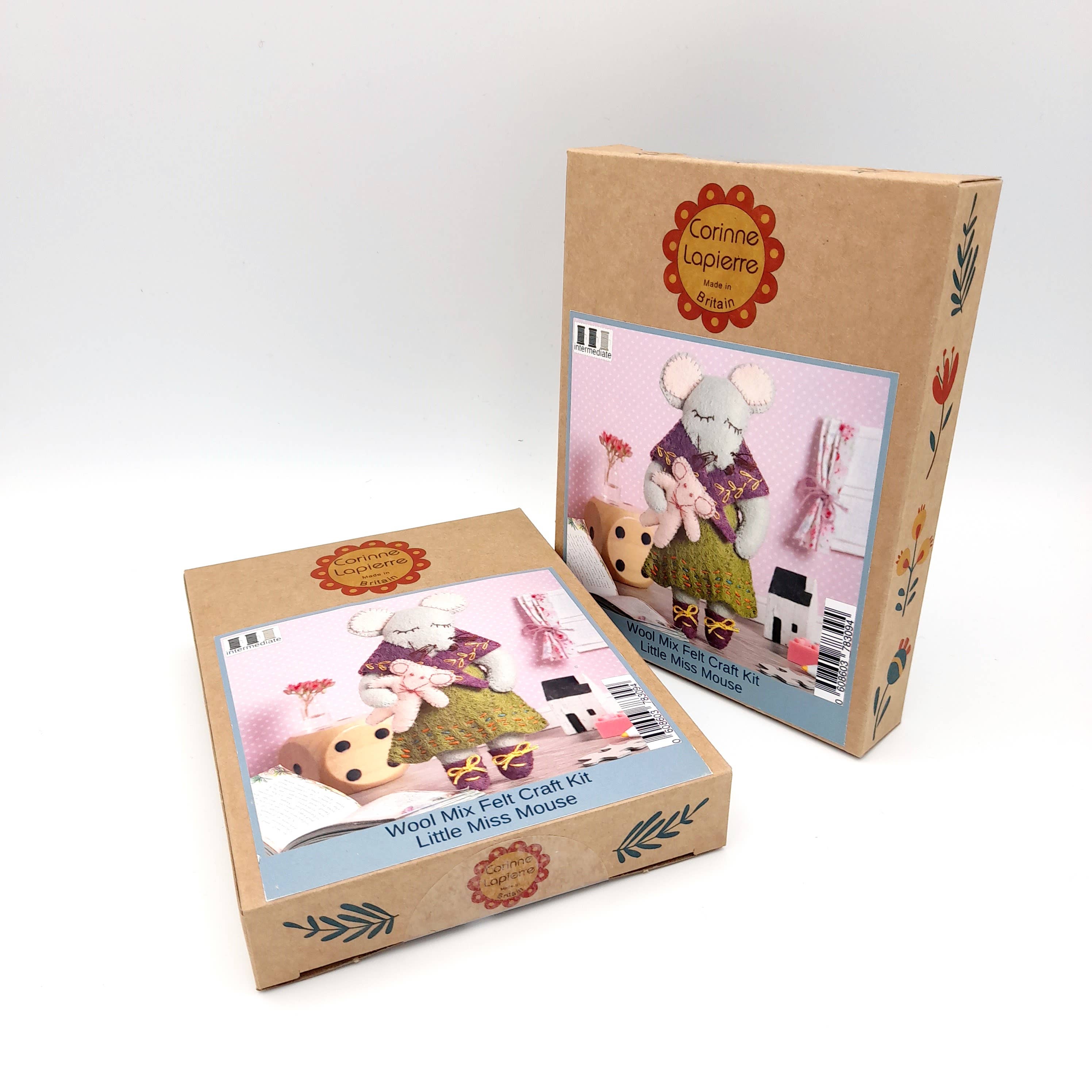 Little Miss Mouse Felt Craft Mini Kit: English - Out of the Blue