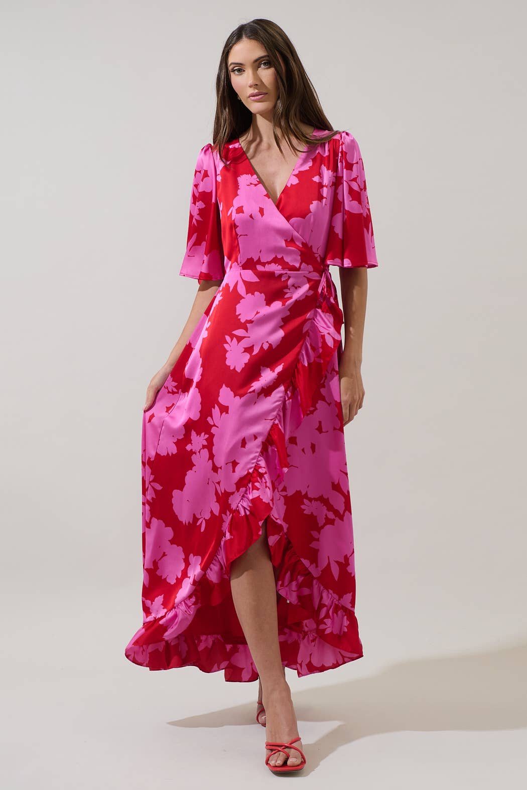 Burning Love Wrap Dress