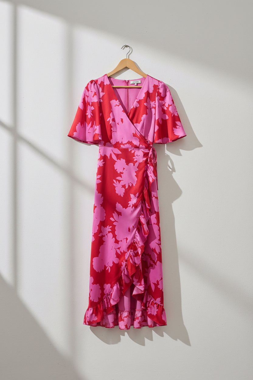 Burning Love Wrap Dress