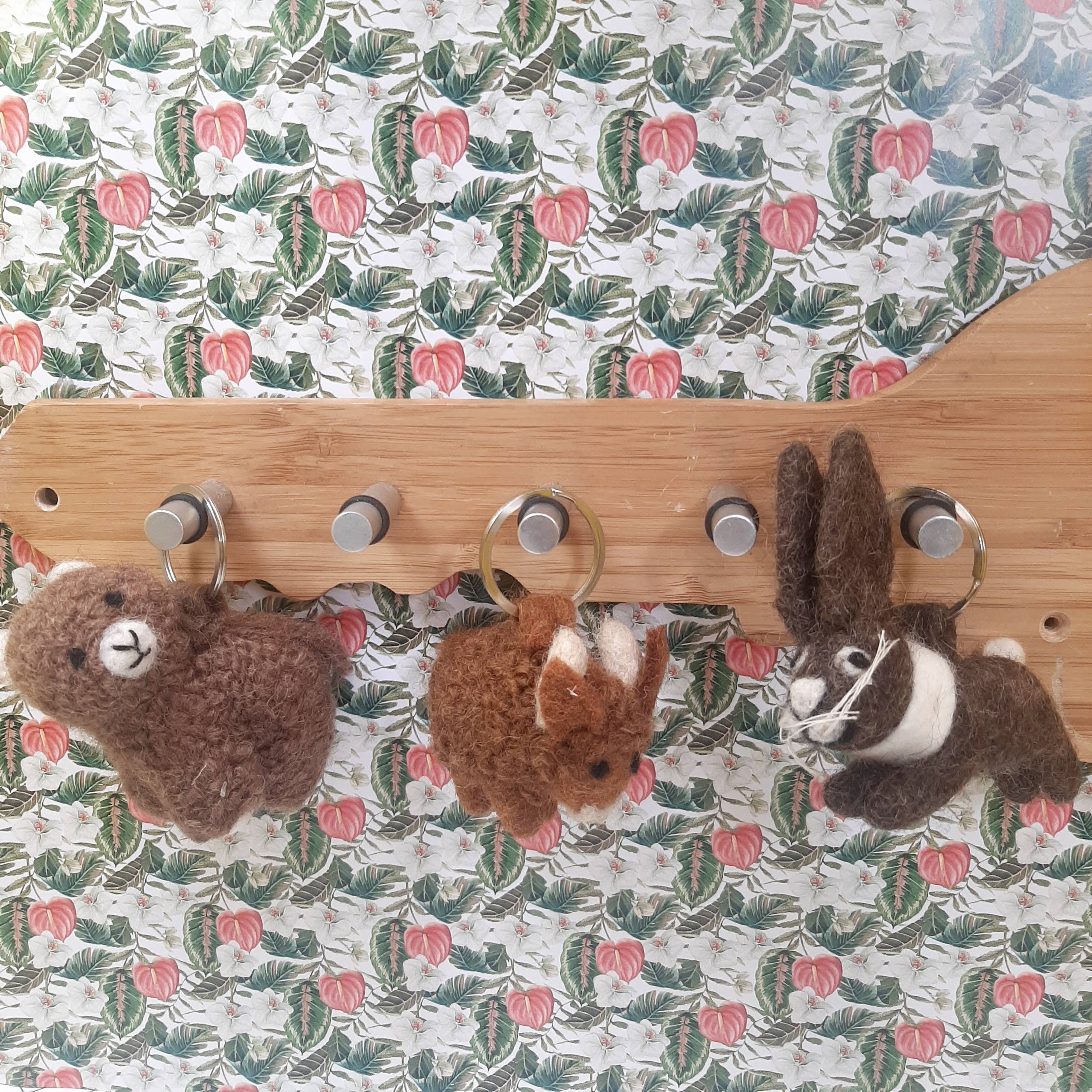 Handmade Felt Keyrings