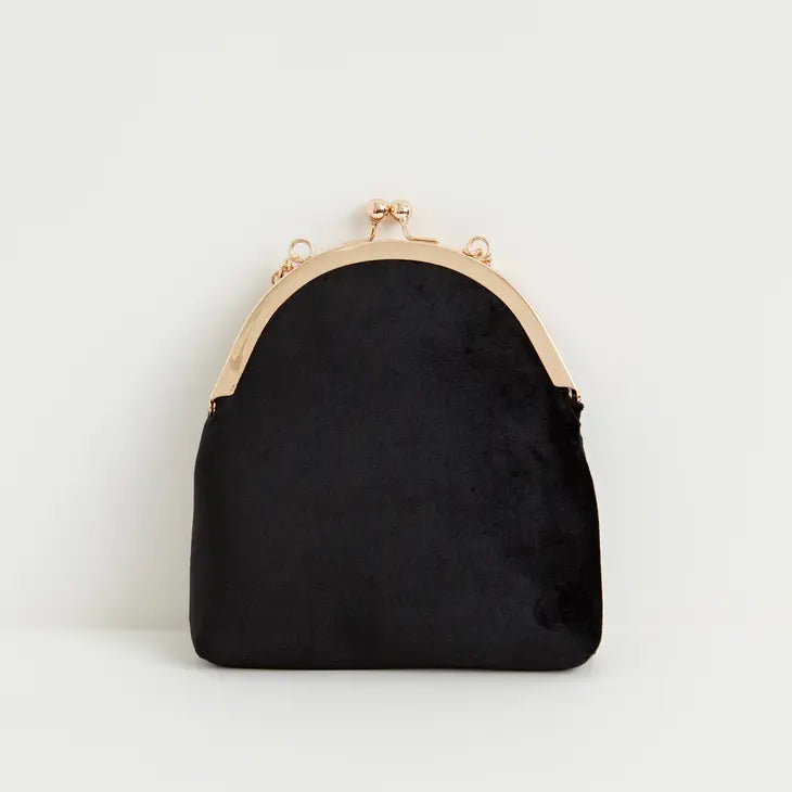 Victoriana Bag Black Velvet - Out of the Blue