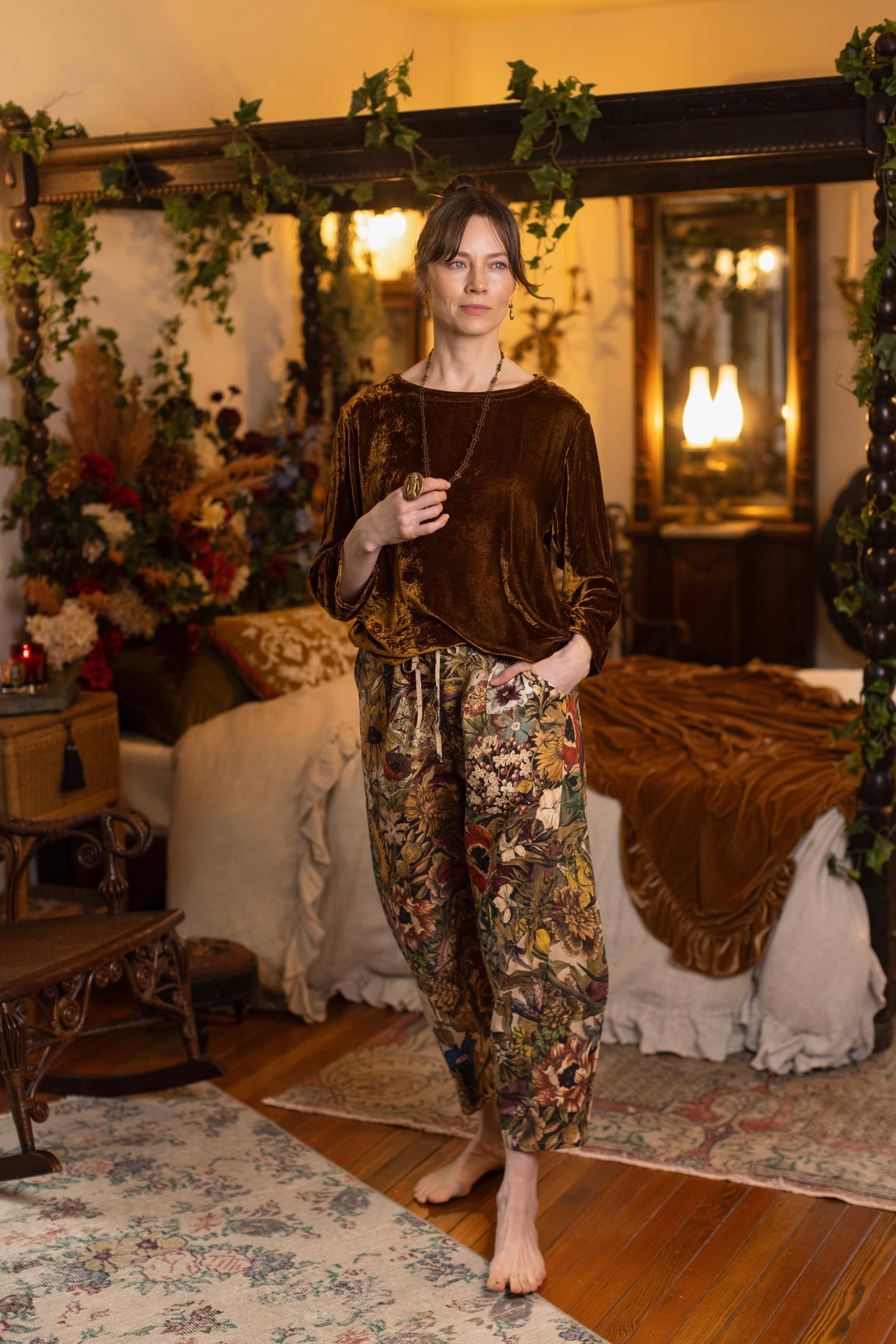 Golden Hour Linen Artist Pant