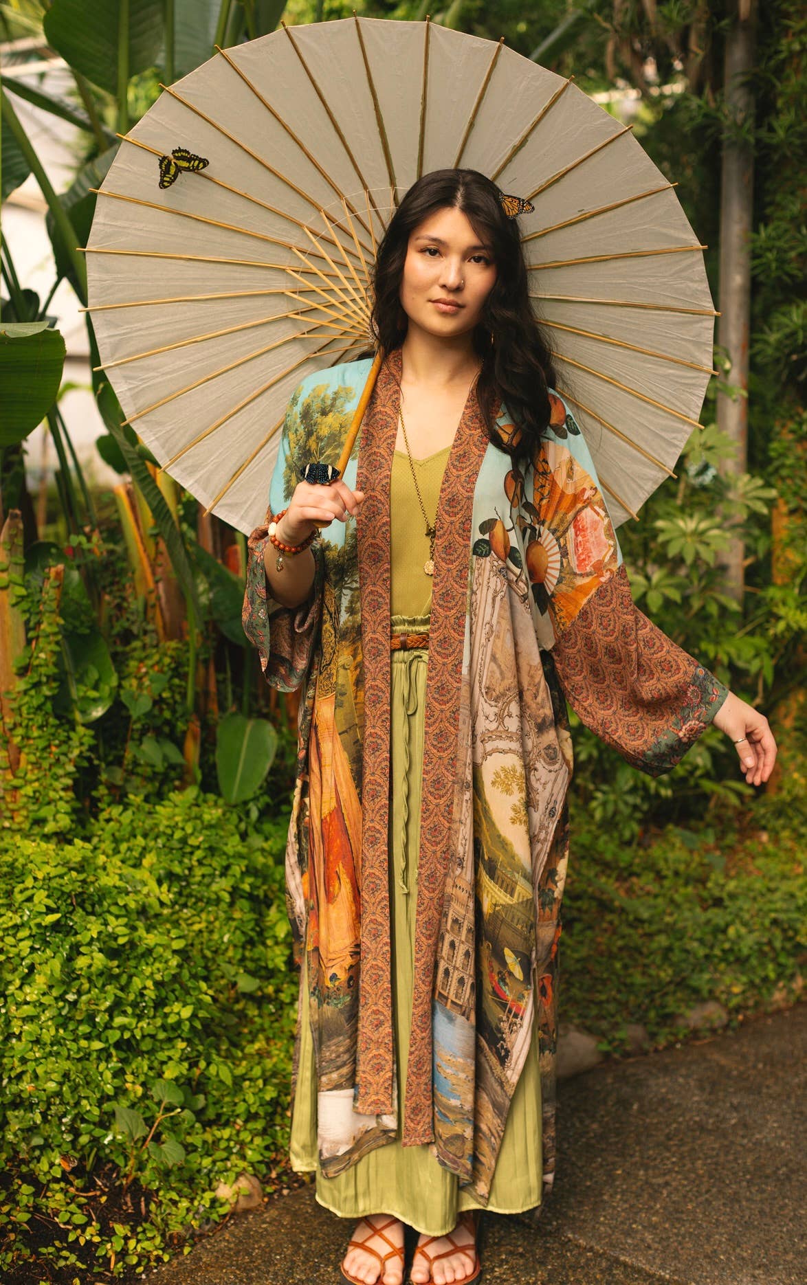 Secret Garden Long Duster - Out of the Blue
