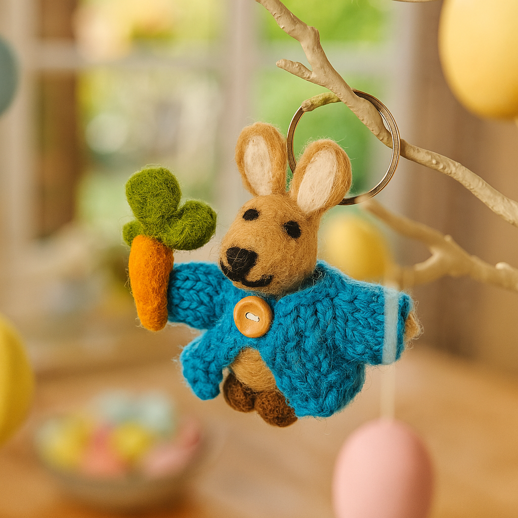 Handmade Felt Keyrings