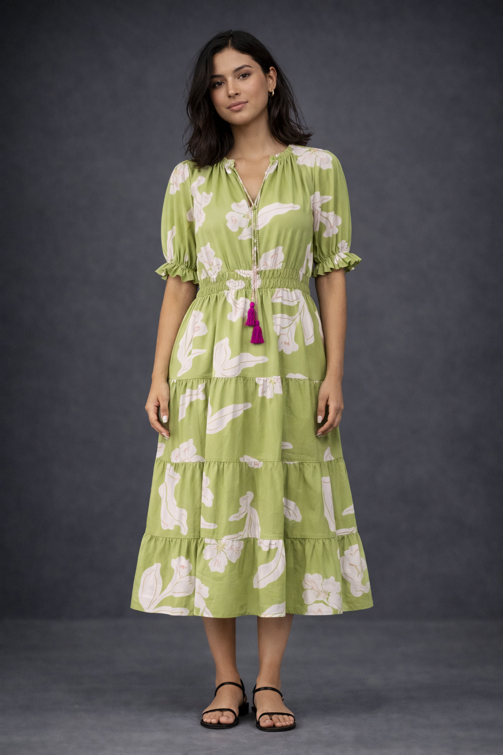 Willow Midi Dress - Out of the Blue