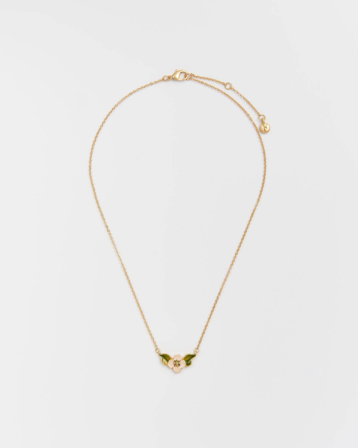 Poppy Anemone Gold Chain Necklace - Out of the Blue