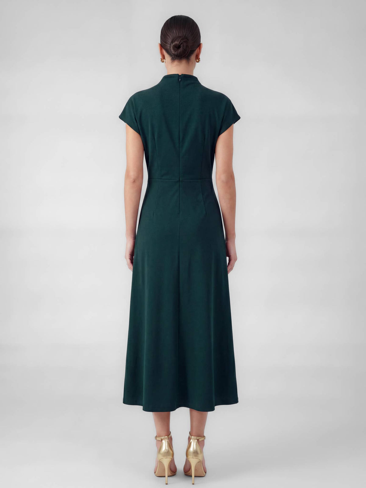 Mock Neck Maxi Dress