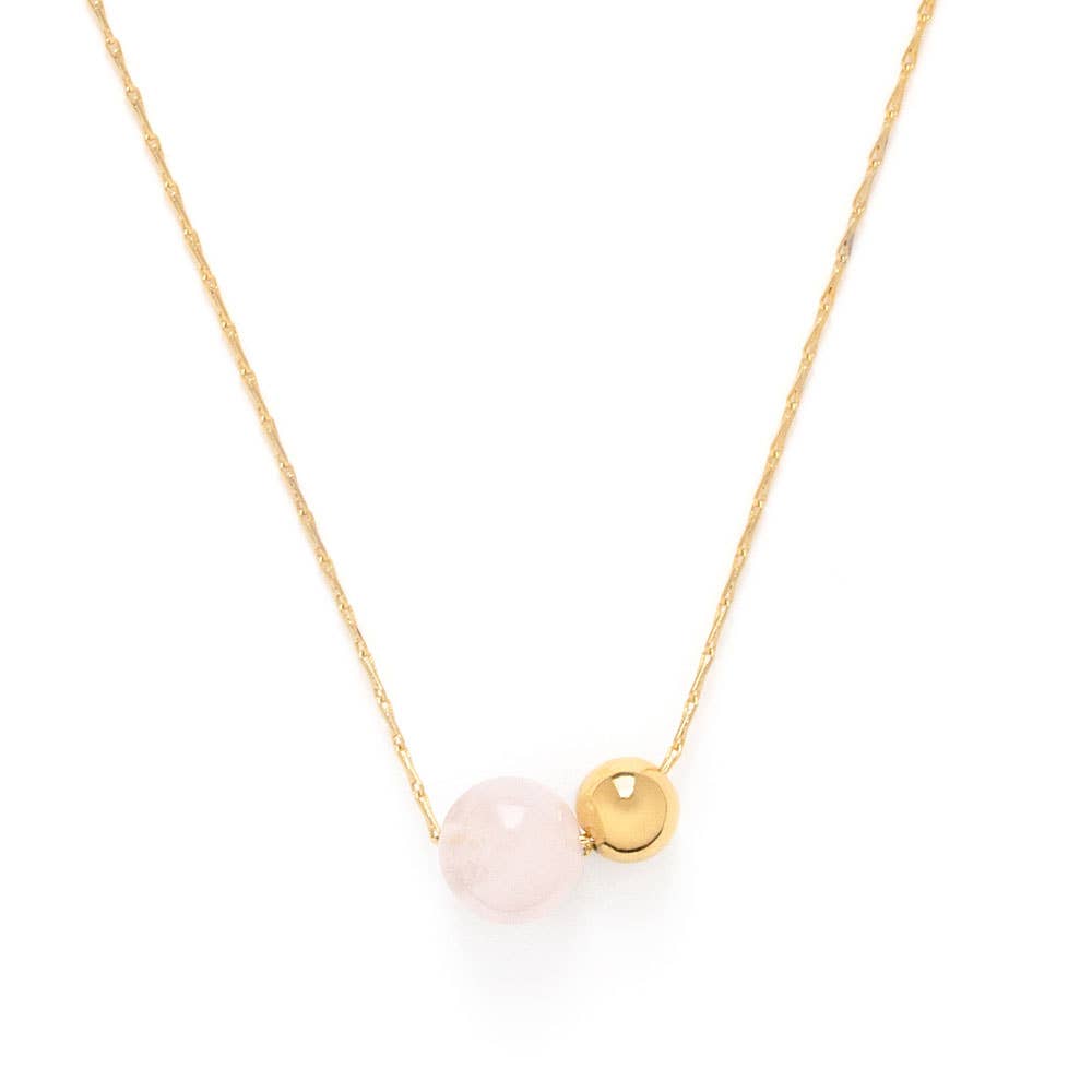 Gemstone Orbit Necklace - Out of the Blue
