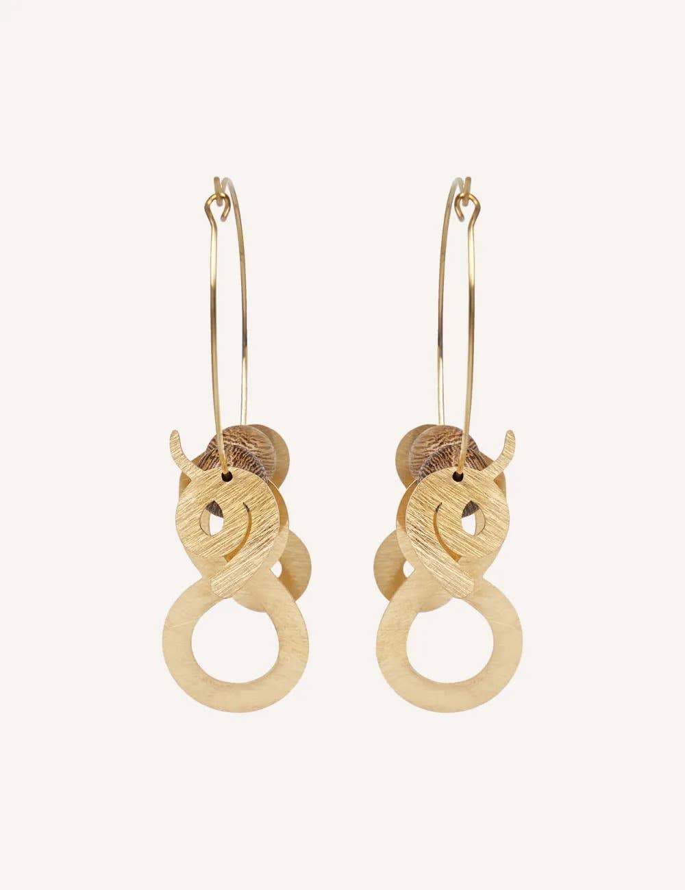 Sculptured Snake Earring