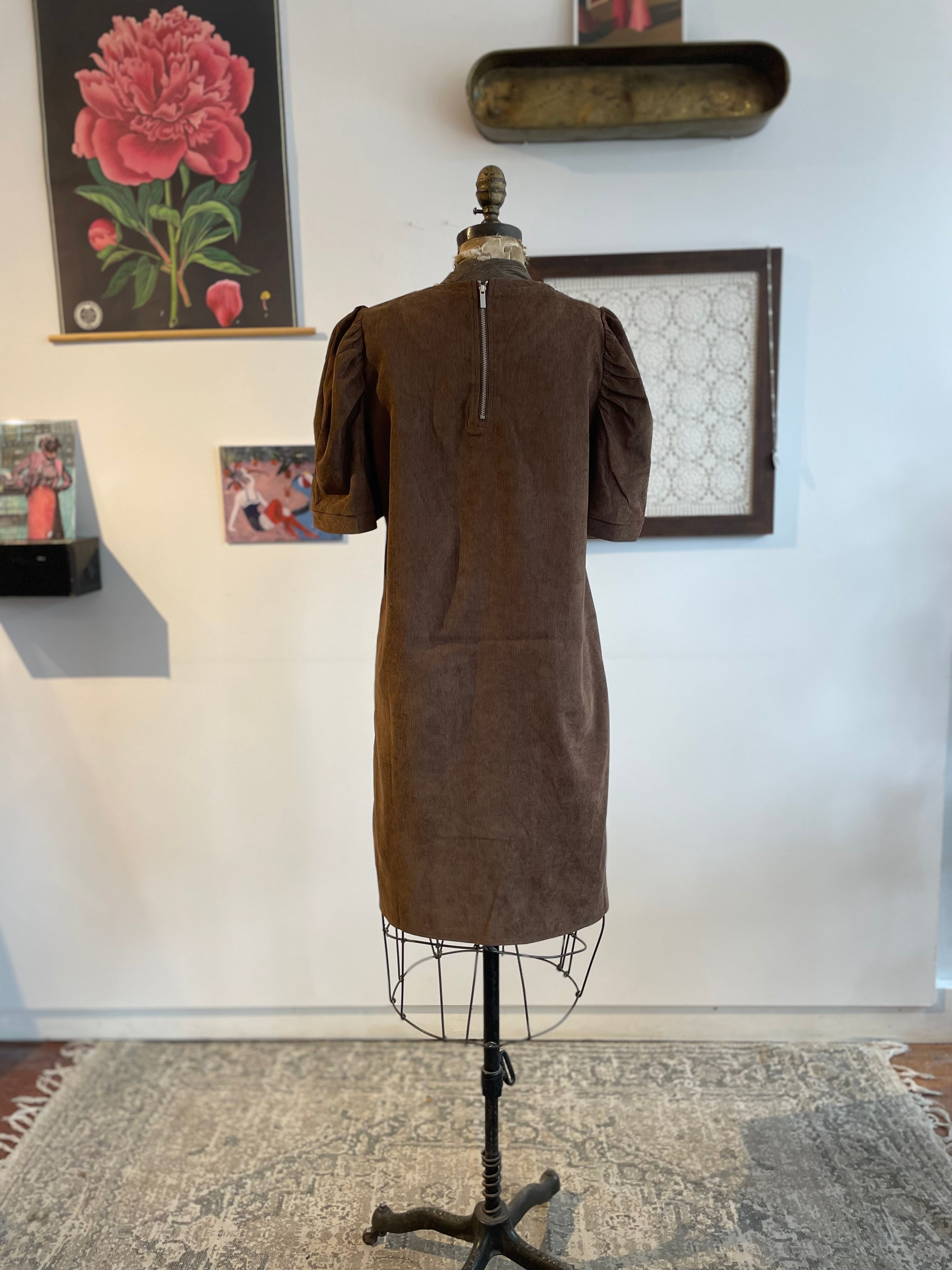 Brown Shift Dress
