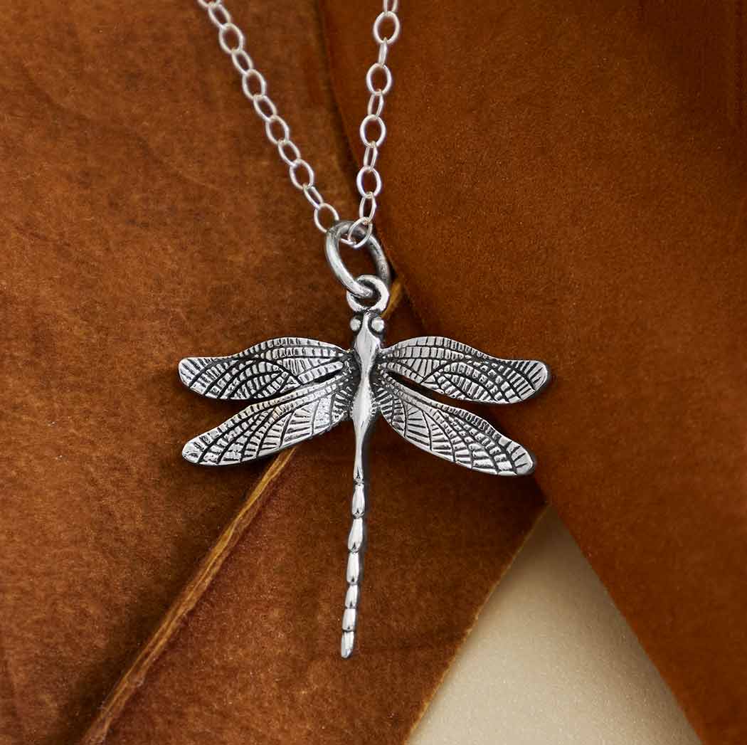 Dragonfly Necklace - Out of the Blue