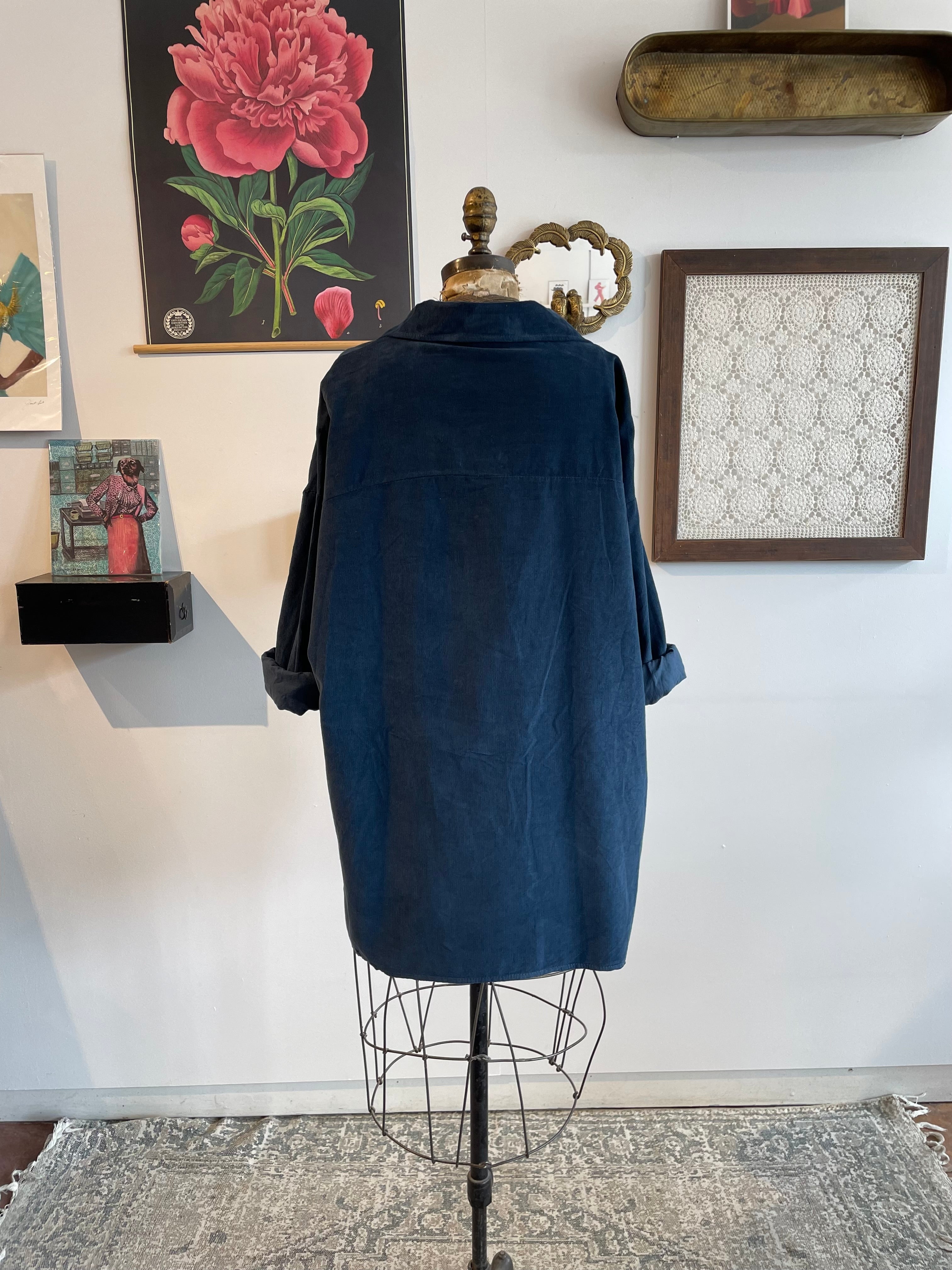 Noemie Cord Shirt - Out of the Blue