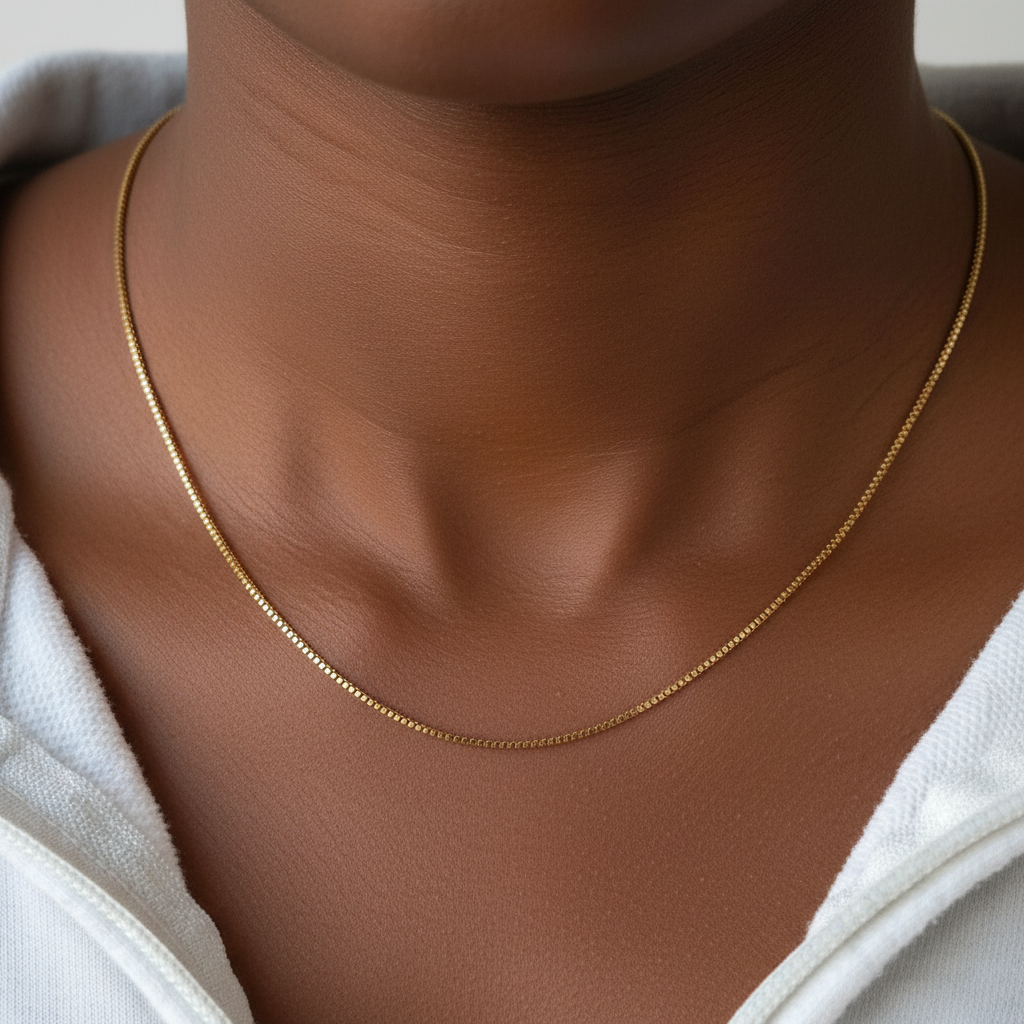 Dainty 18k Gold PVD Plated Chain Necklaces - Out of the Blue