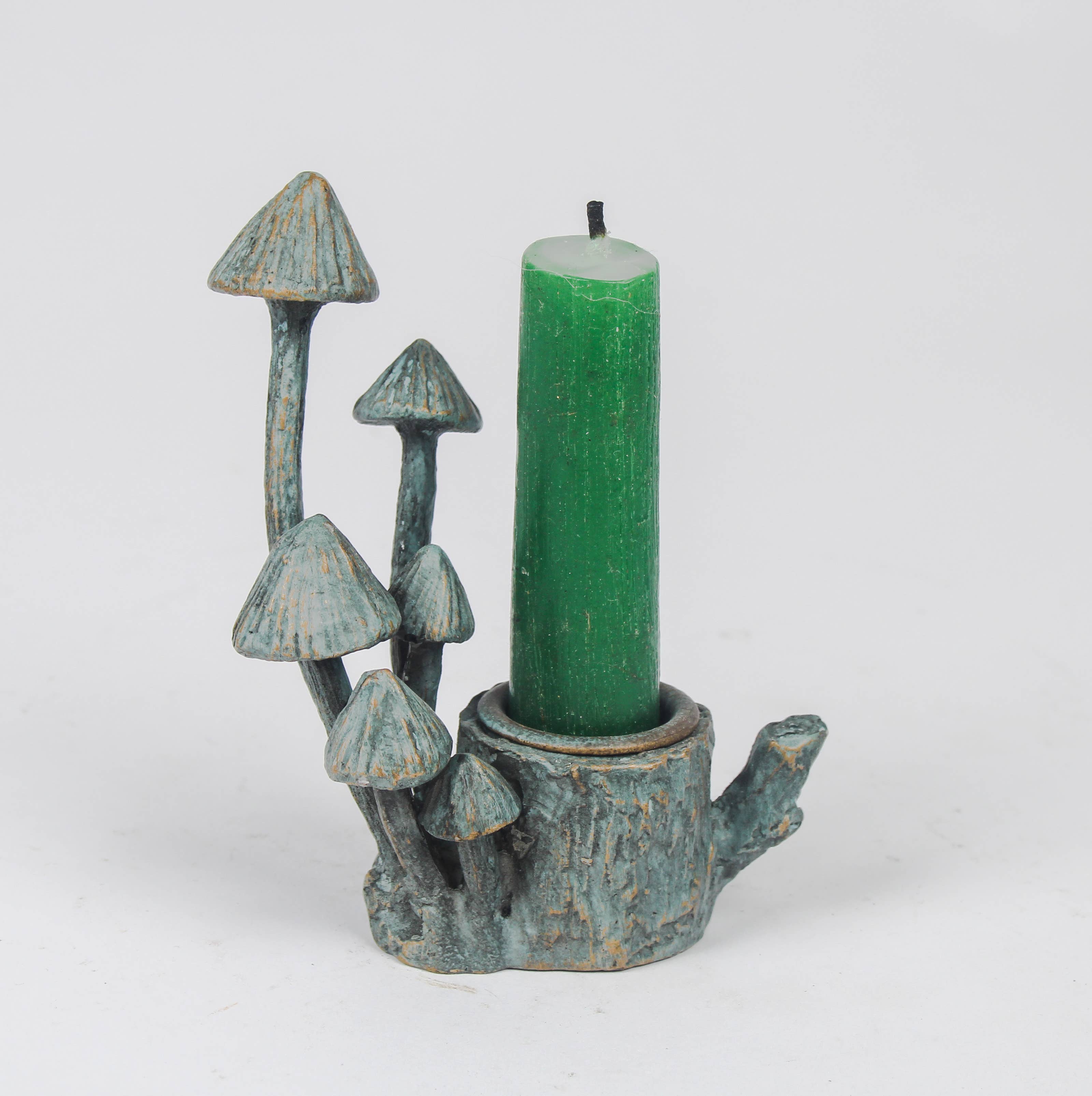 Mushroom Candle Holder